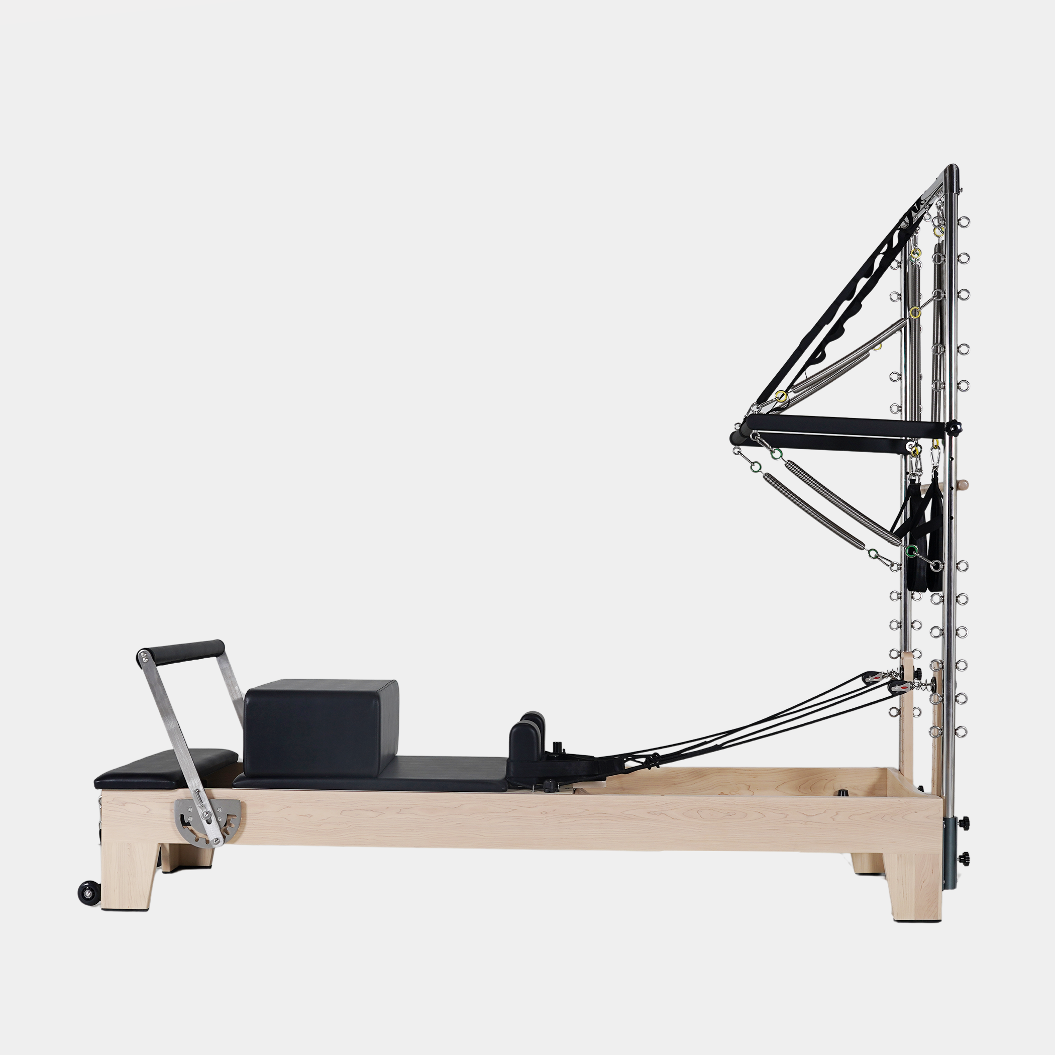 Premium maple Pilates reformer with tower