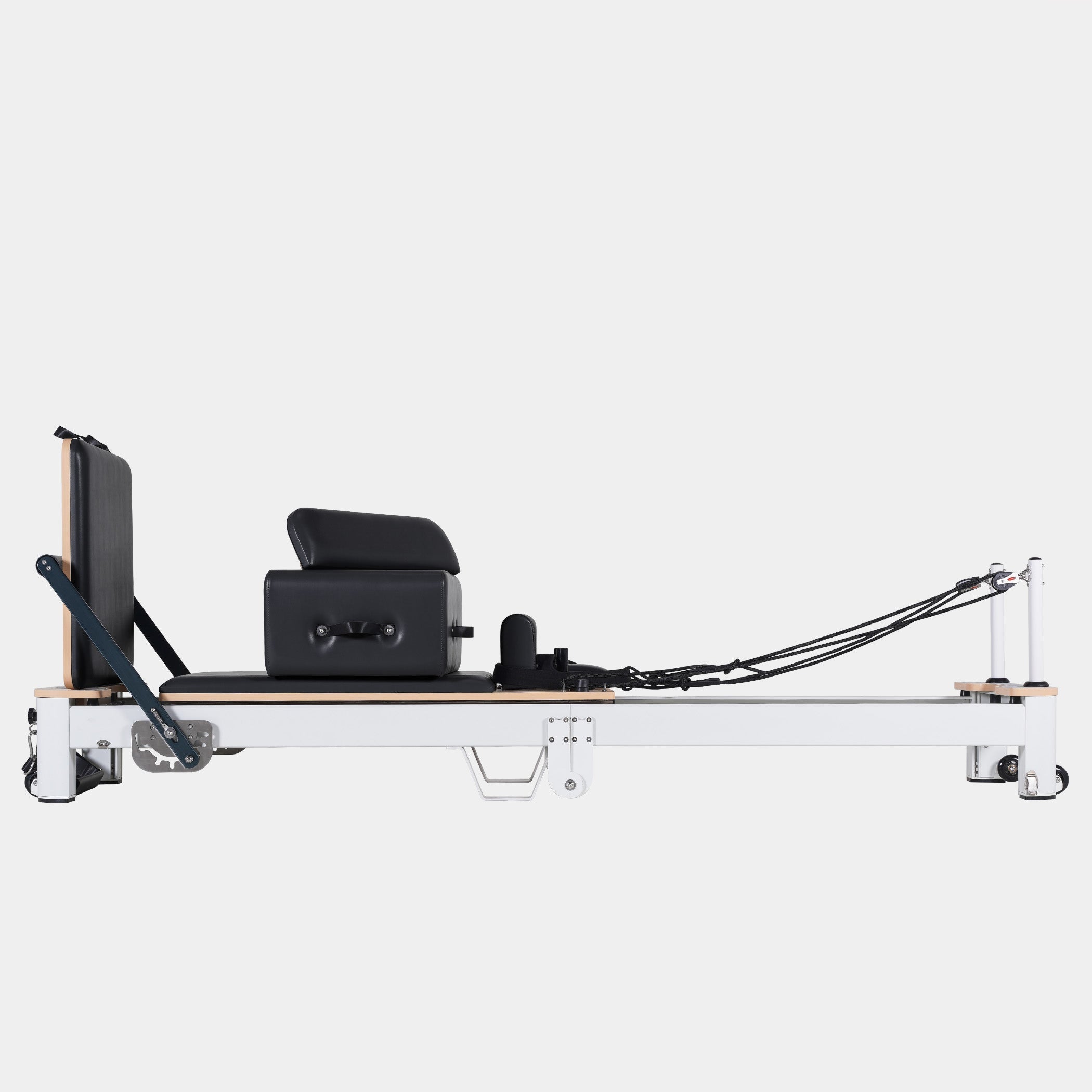 Foldable Pilates reformer for small apartments