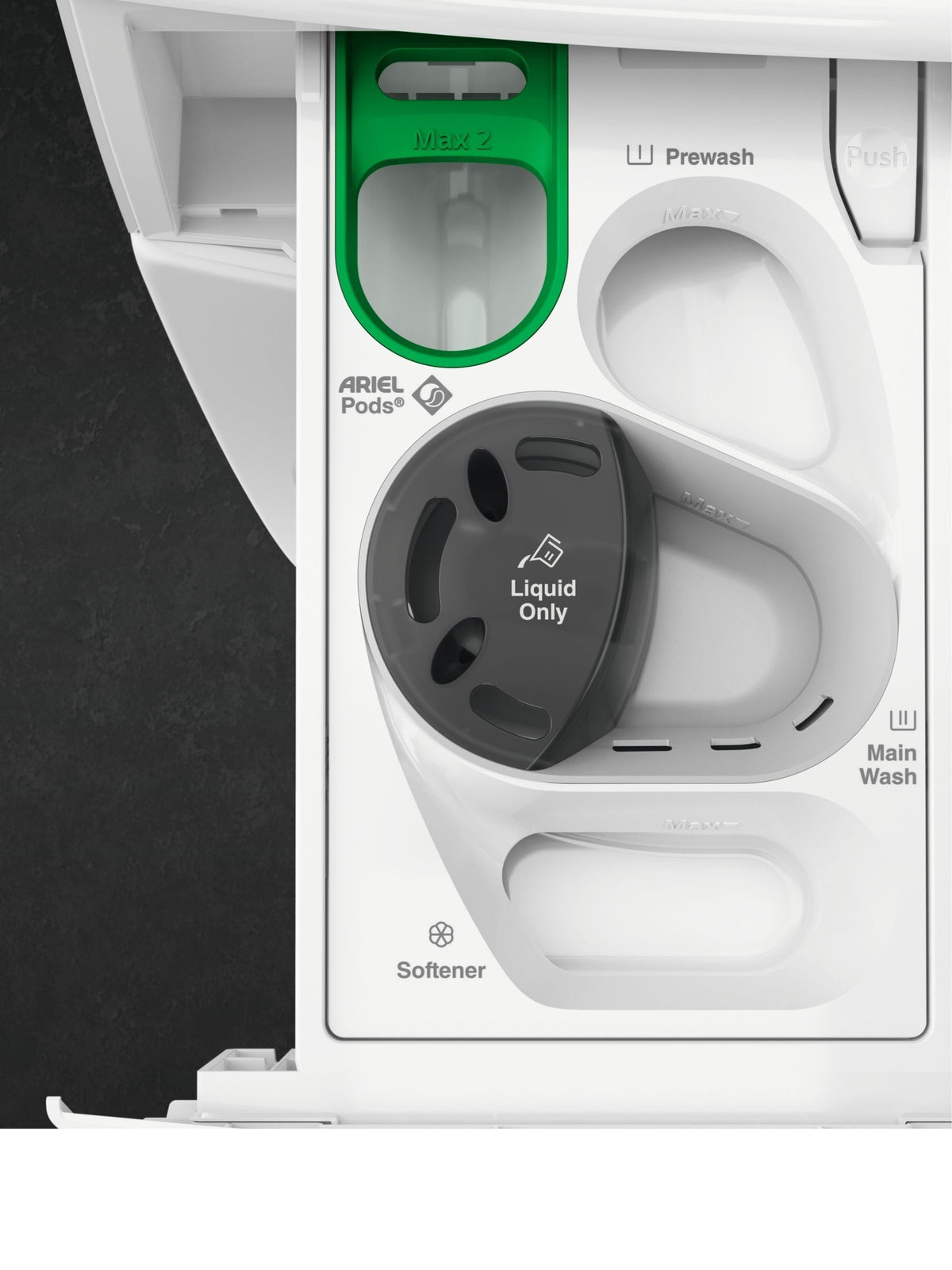 AEG 8000 LWR8516O5UD Freestanding Washer Dryer, 10Kg/6kg Load, 1600rpm Spin, White – image 2 of 8
