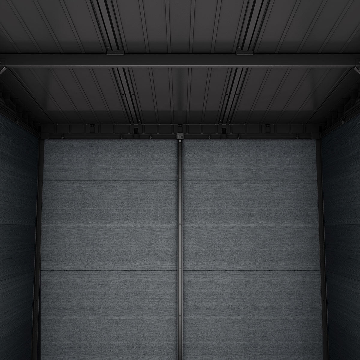 Keter Cortina 9ft 2" x 7ft (2.8 x 2.1m) Storage Shed in Grey – image 4 of 7