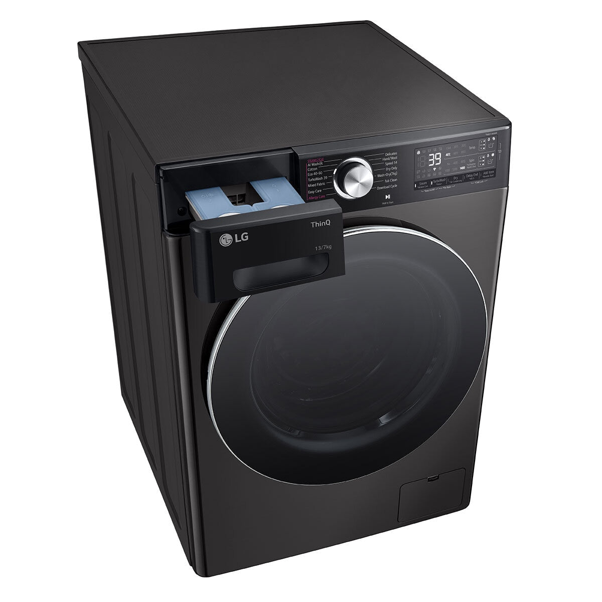 LG FWY937BCTA1 13kg/7kg, Washer Dryer, D Rated in Black – image 4 of 6