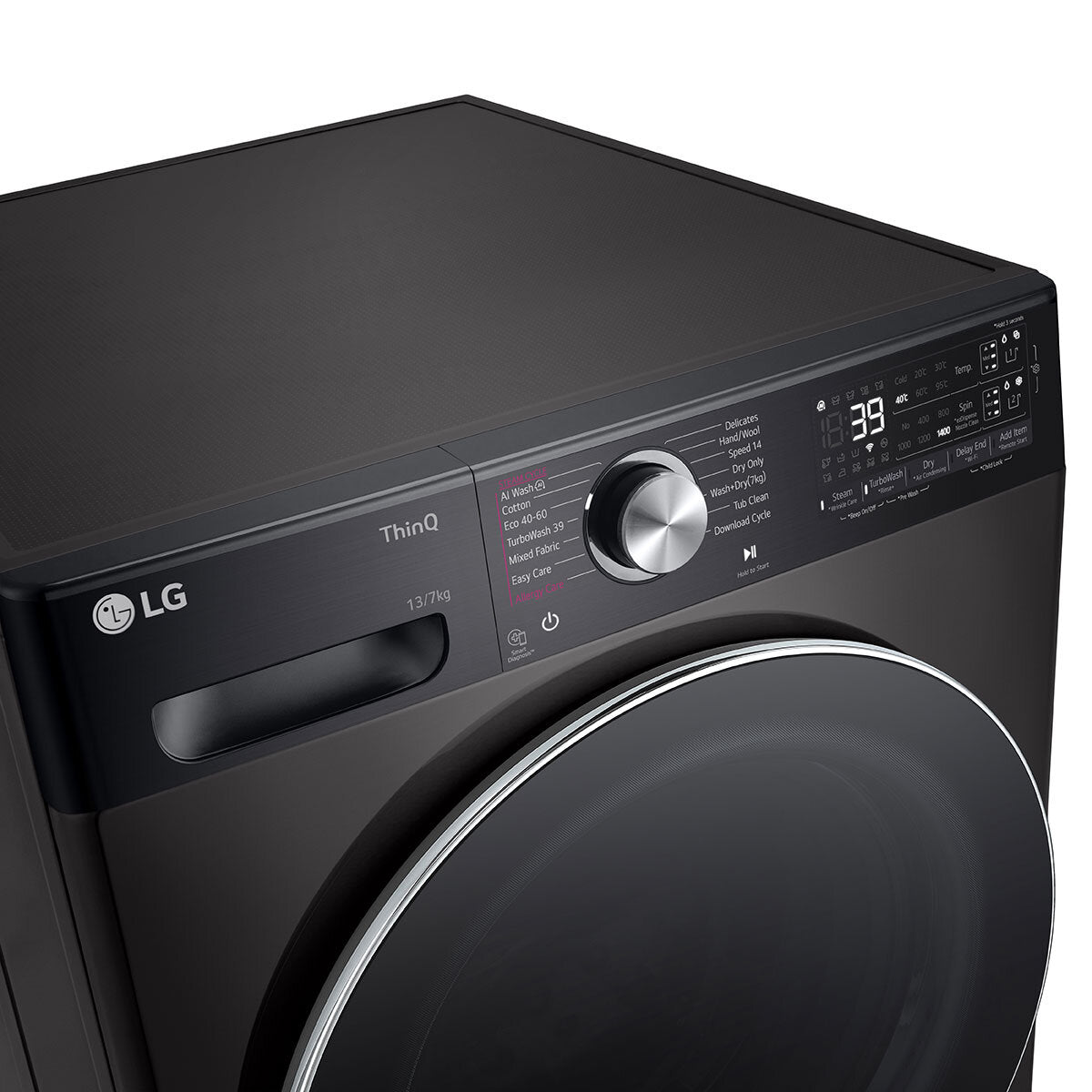 LG FWY937BCTA1 13kg/7kg, Washer Dryer, D Rated in Black – image 3 of 6