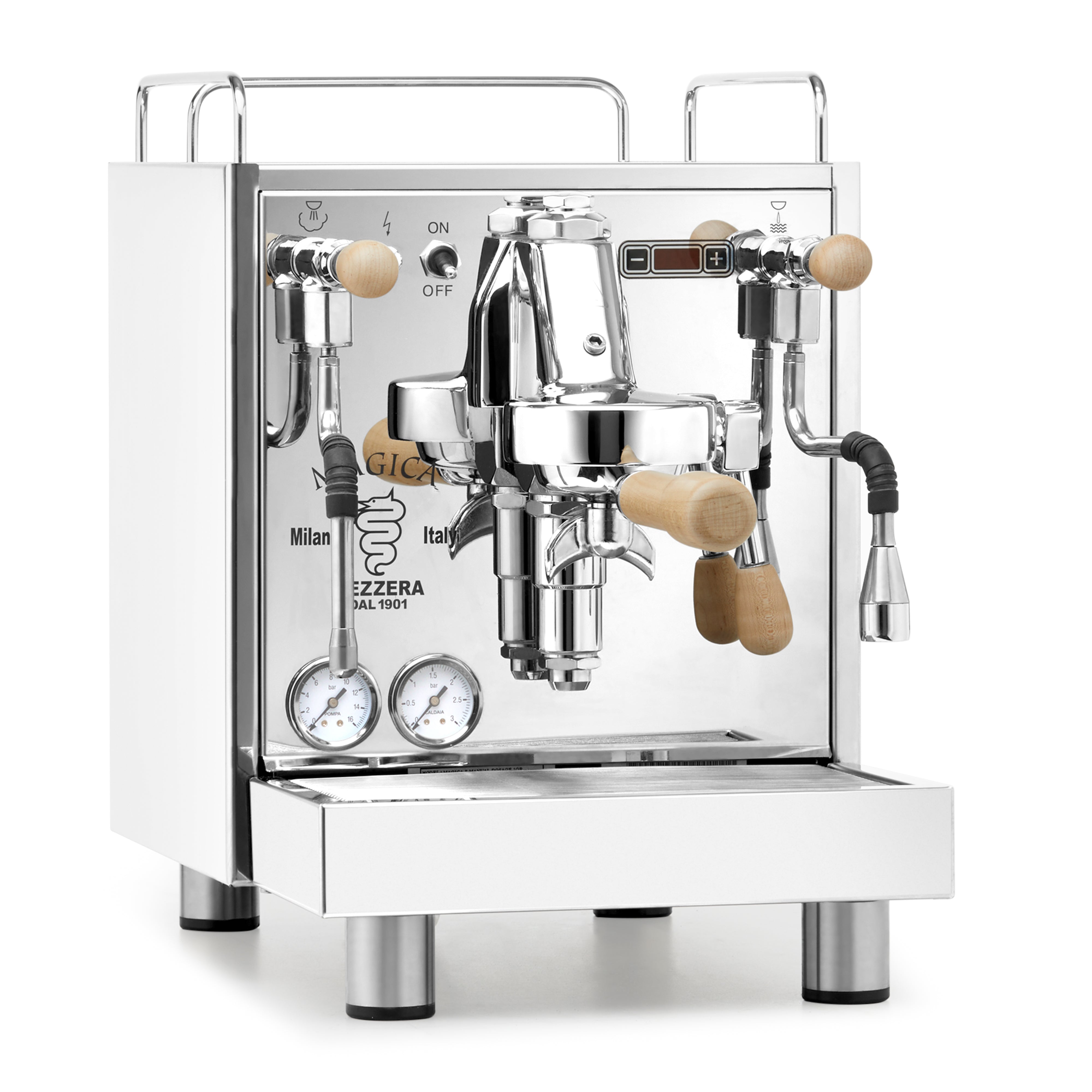 Bezzera Magica PID Espresso Machine – No Flow Control / Tiger Maple
