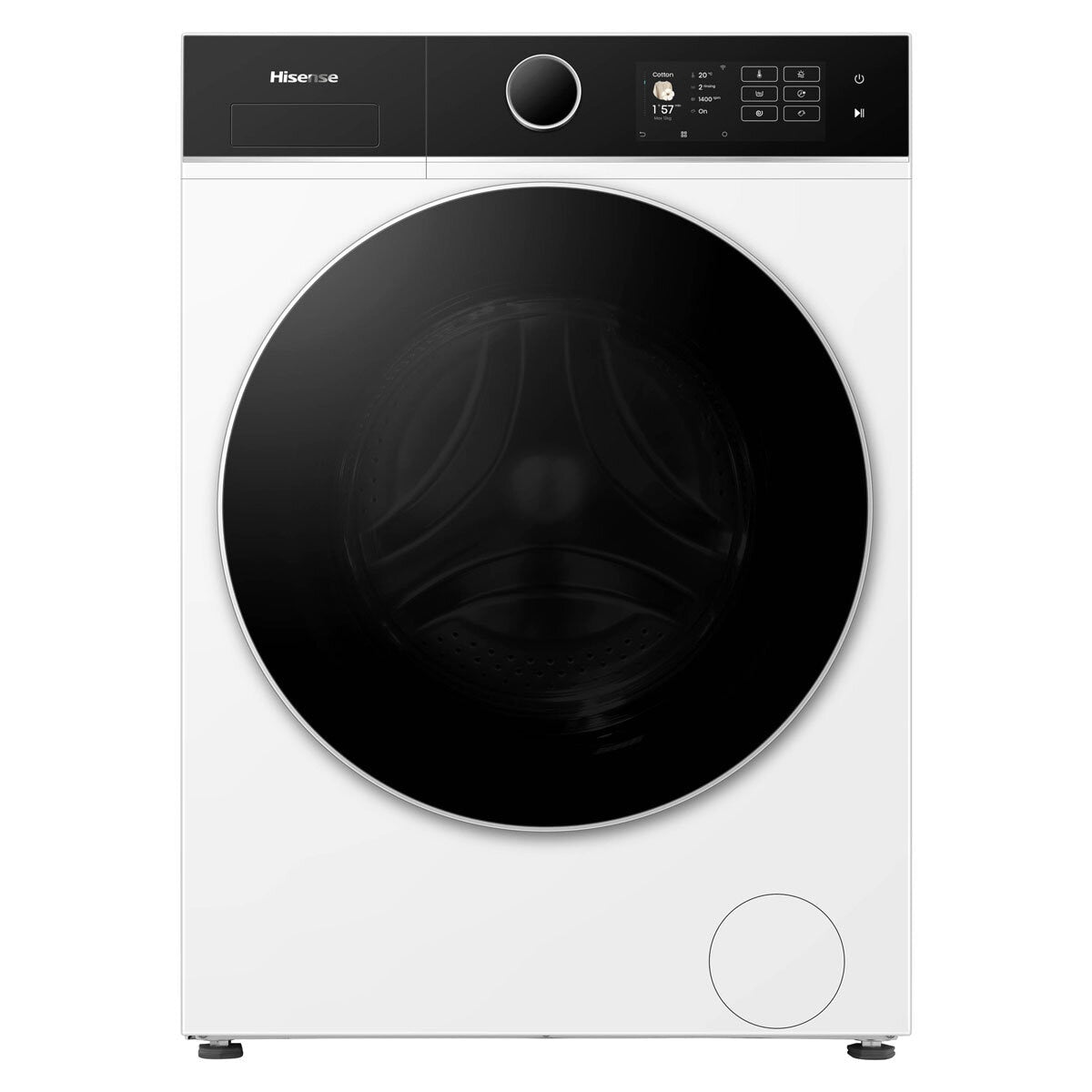 Hisense KitchenFit 5i Series WD5I1245BWR, 12kg/ 8kg Washer Dryer, D Rated in White – image 2 of 7