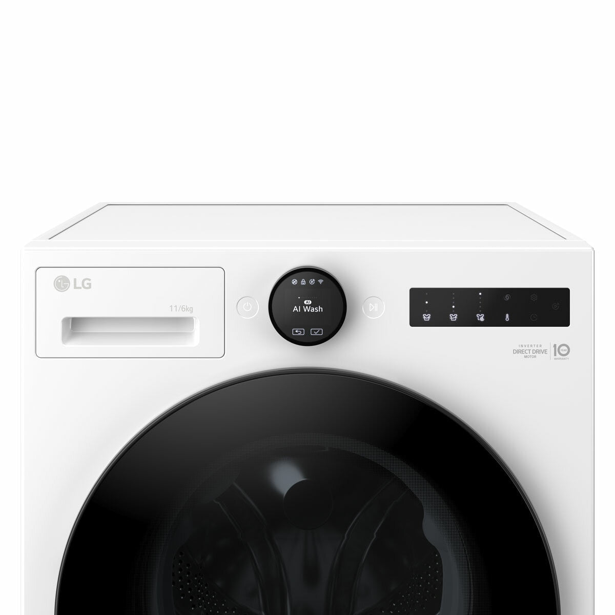 LG W4X7016TWB, 11kg/6kg Washer Dryer, E Rated in White – image 3 of 8
