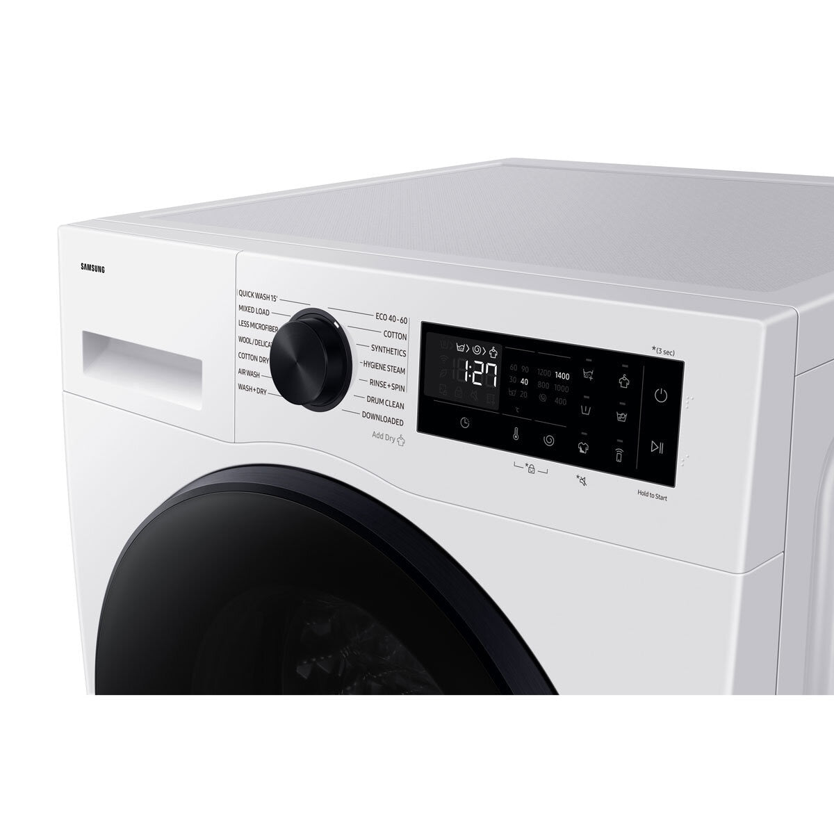 Samsung Series 5 WD90DG5B15BEEU 9/6kg Washer Dryer, D Rated in White – image 3 of 8