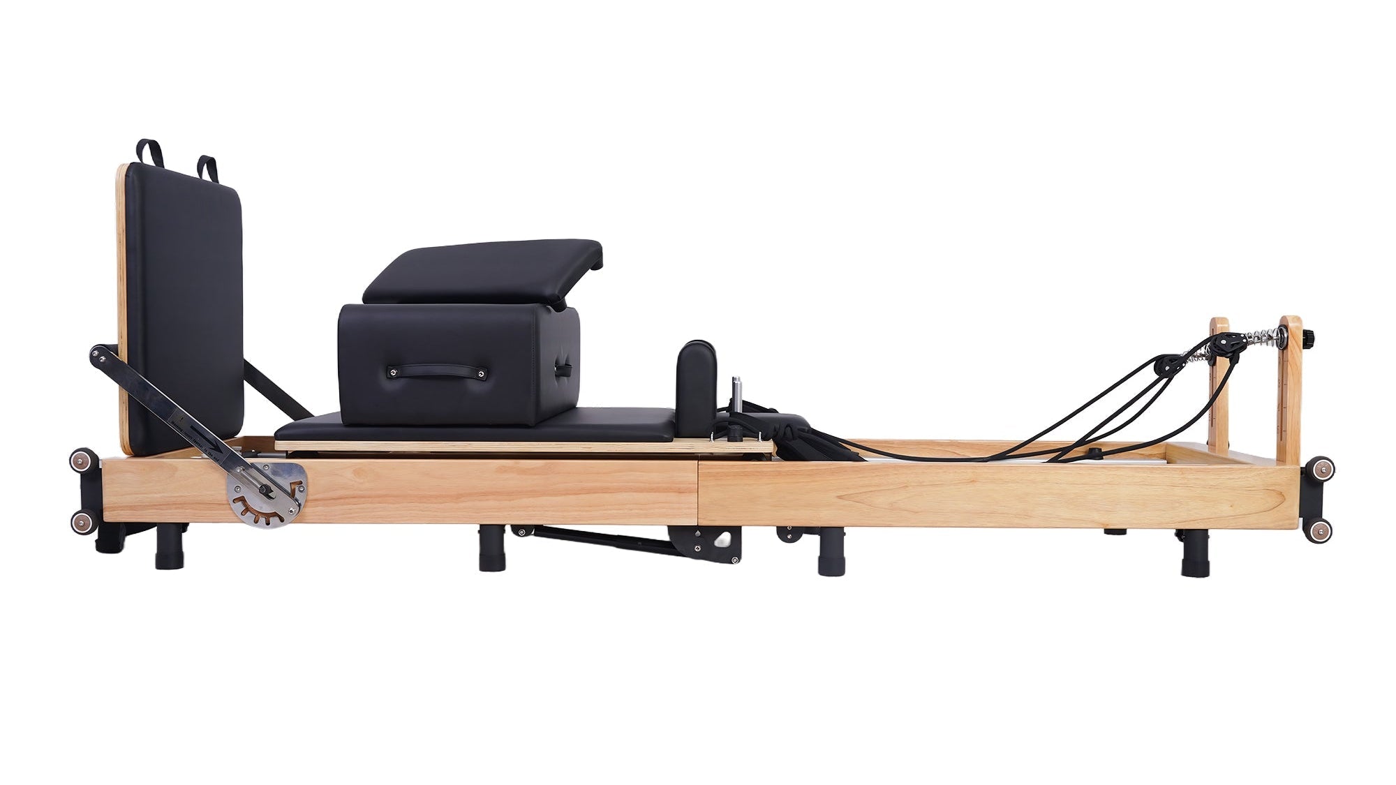 Oak Foldable Pilates Reformer