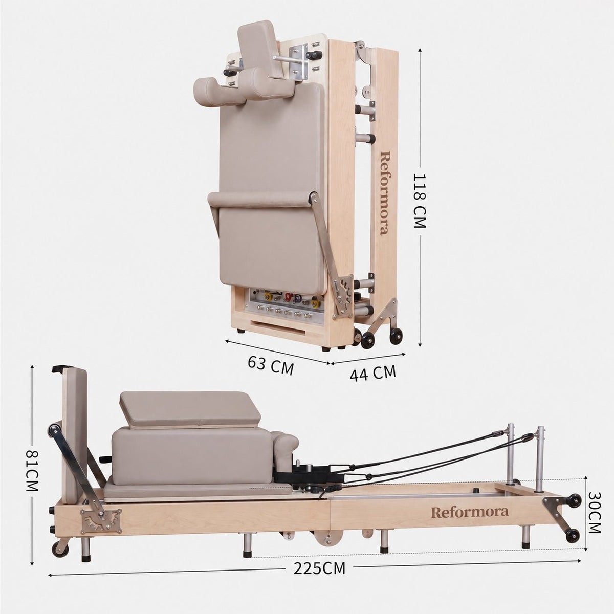 Reformora Signature Maple Foldable Pilates Reformer– Pre-Order | Ships October 15