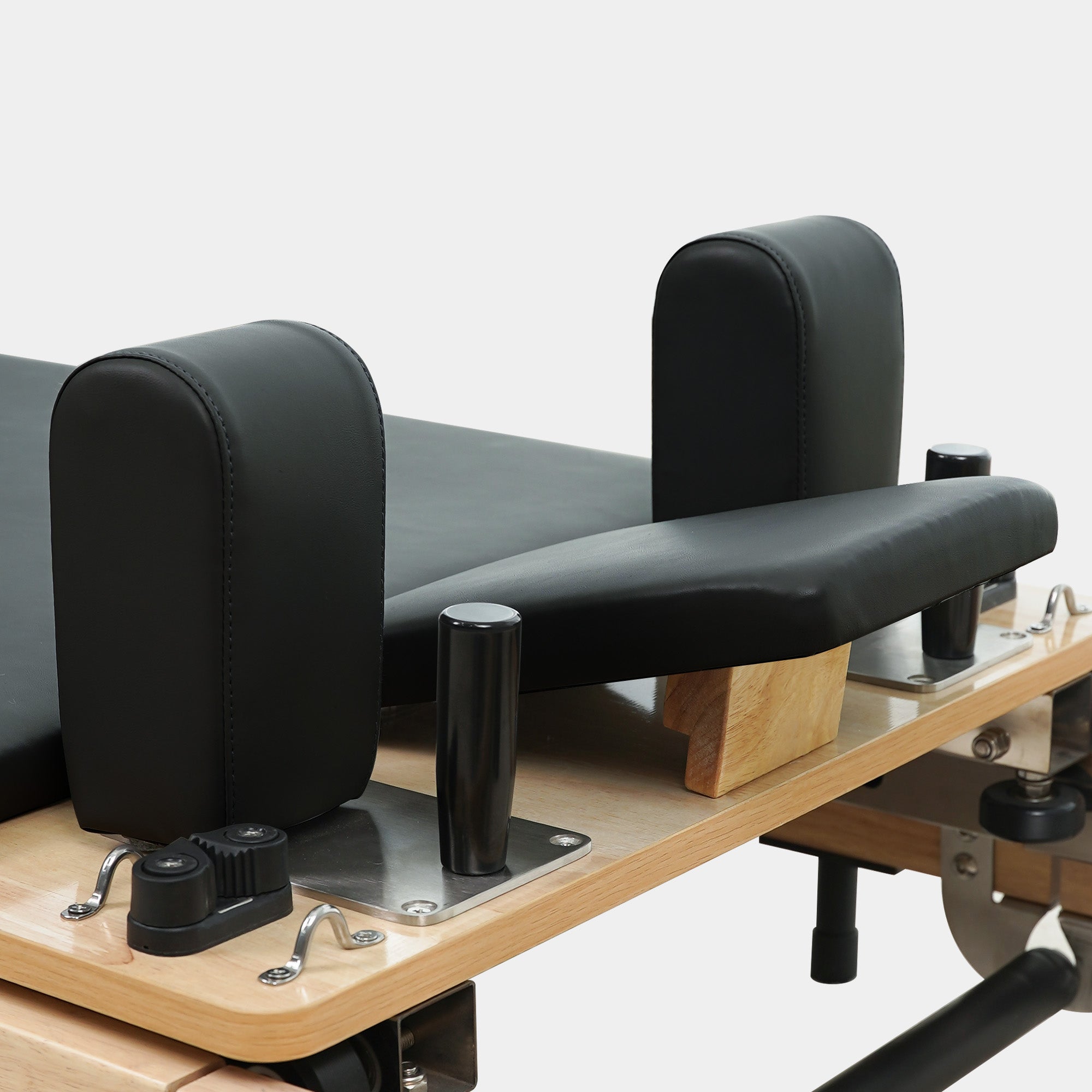 Solid Wood Foldable Pilates Reformer – Space-Saving