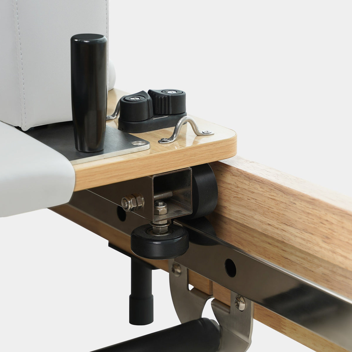 Solid Wood Foldable Pilates Reformer – Space-Saving