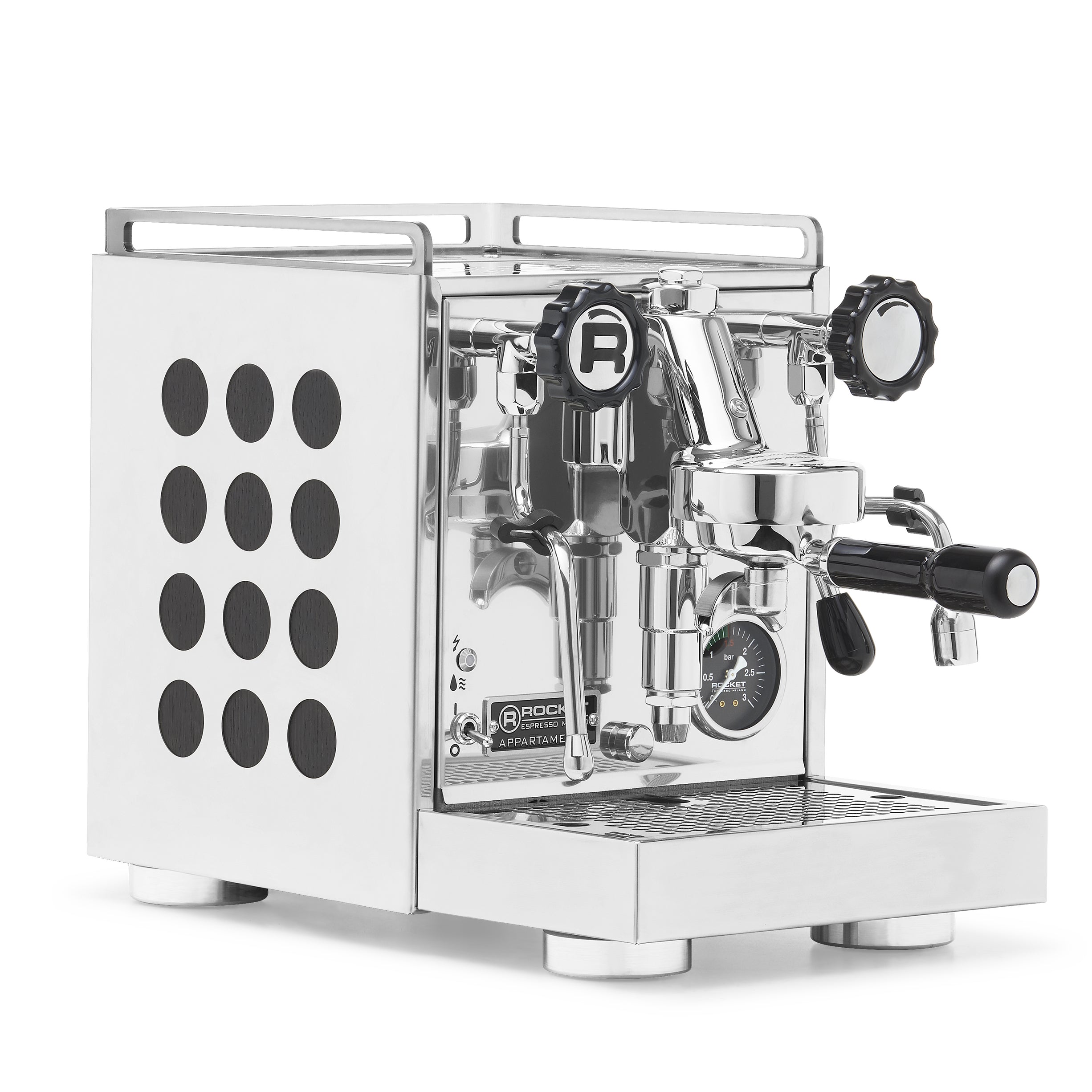 Rocket Espresso Appartamento 2.0 Chrome – Blackened Oak / No Accents
