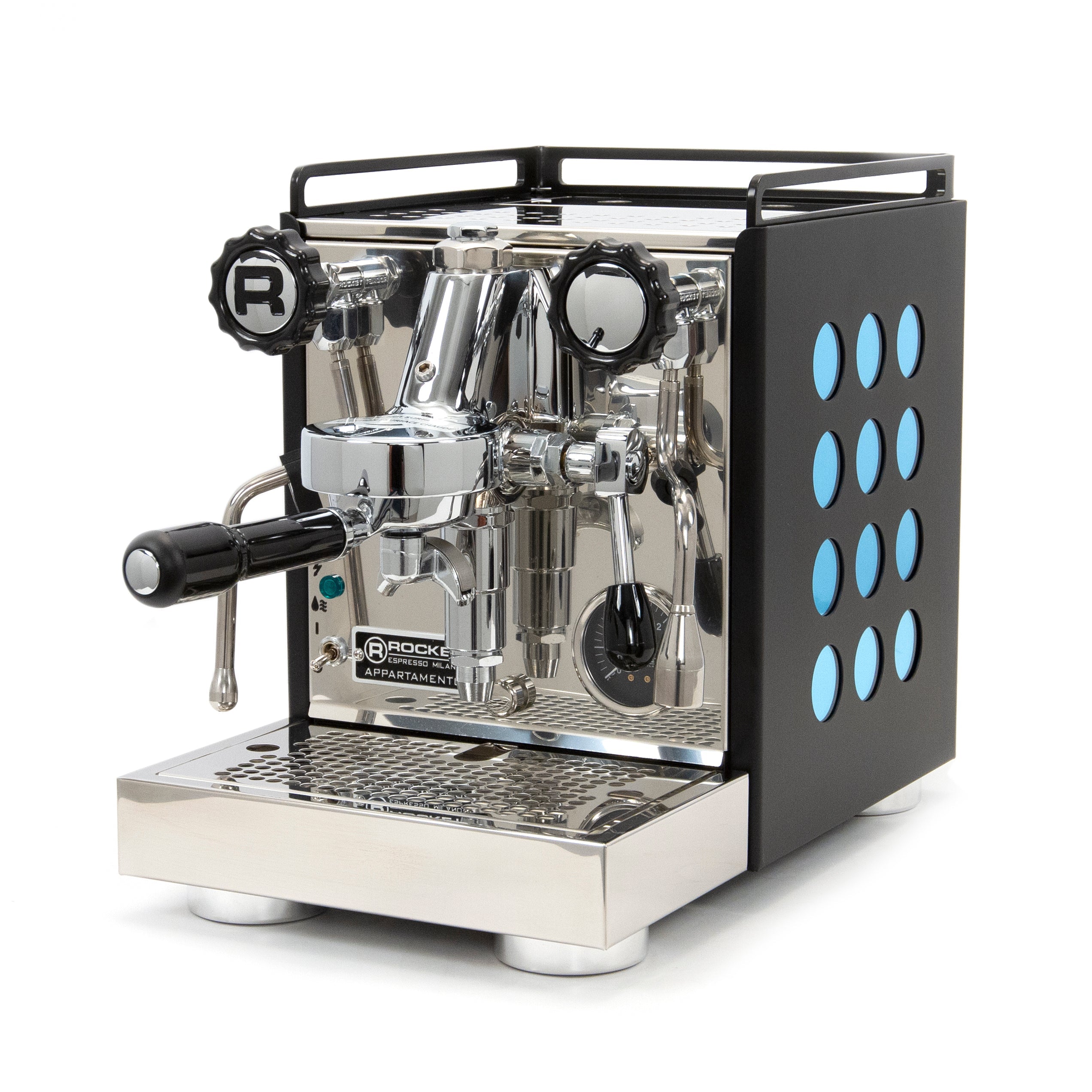 Rocket Espresso Appartamento Serie Nera Espresso Machine – Aquamarine