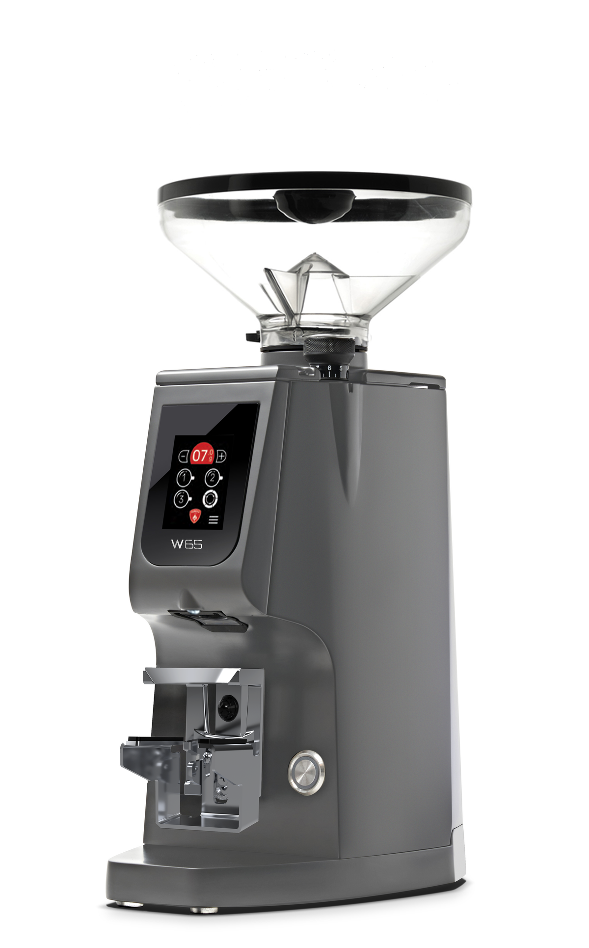 Refurbished Eureka Atom W 65 Espresso Grinder – Grey