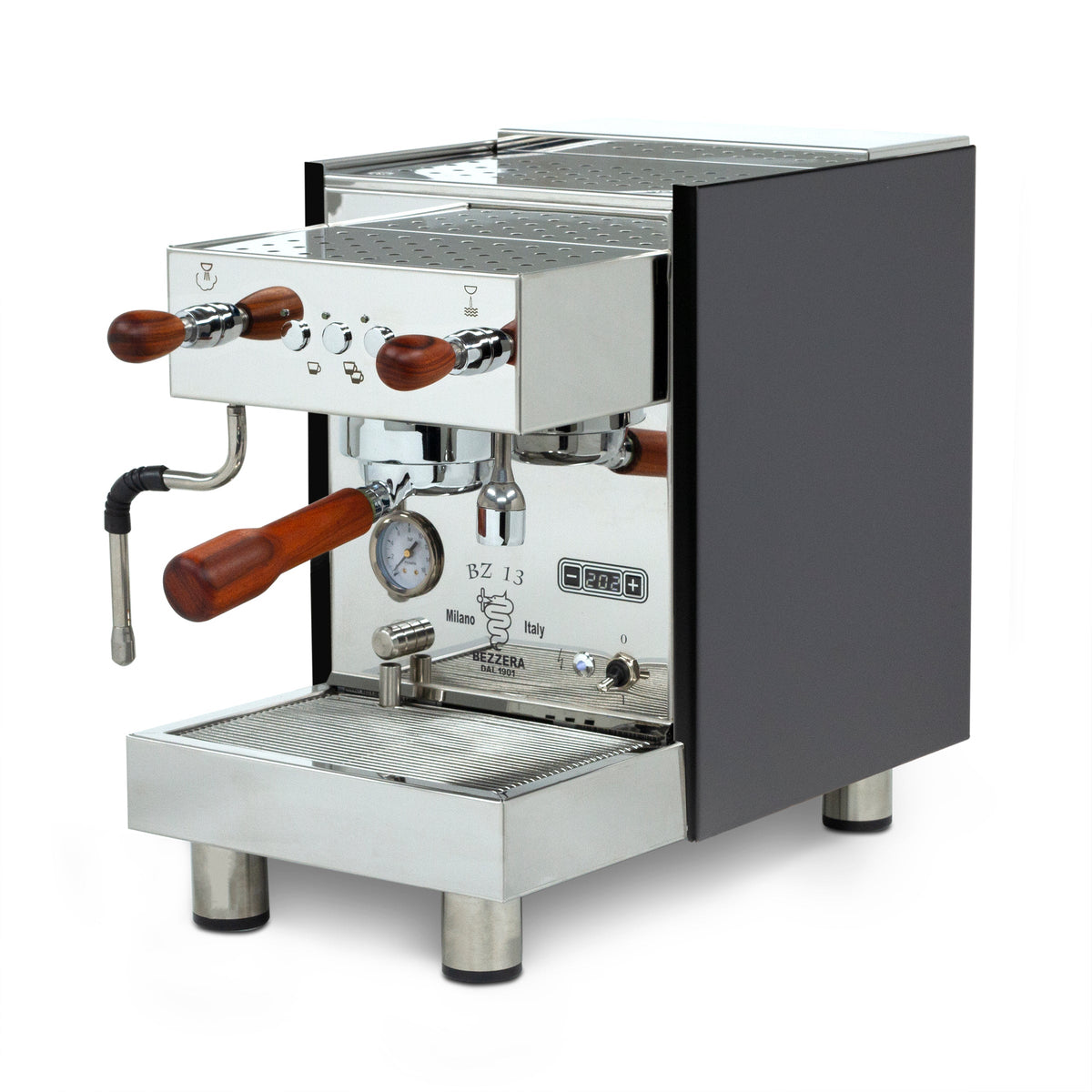 Bezzera BZ13 DE Espresso Machine - Special Edition – Black / Rosewood