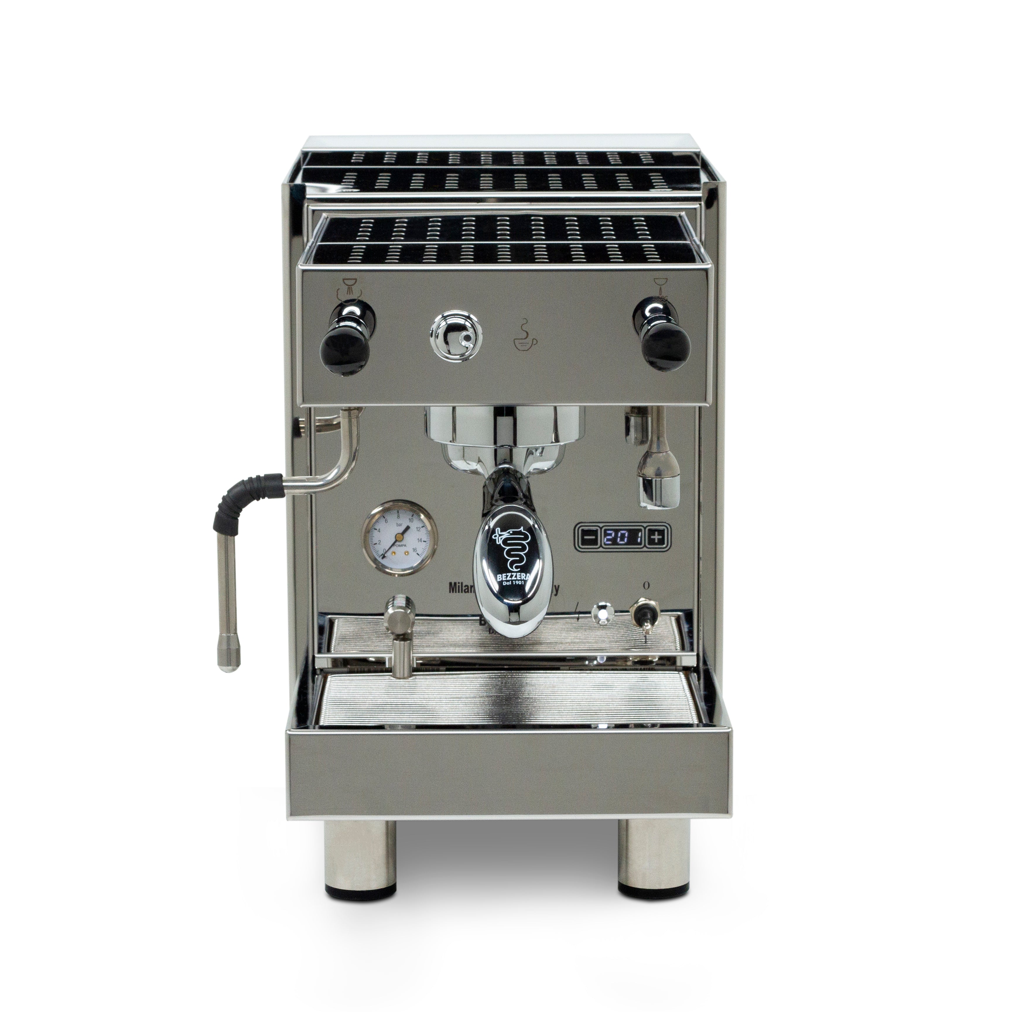 Bezzera BZ13 PM Espresso Machine - Special Edition – Stainless Steel / No Accents