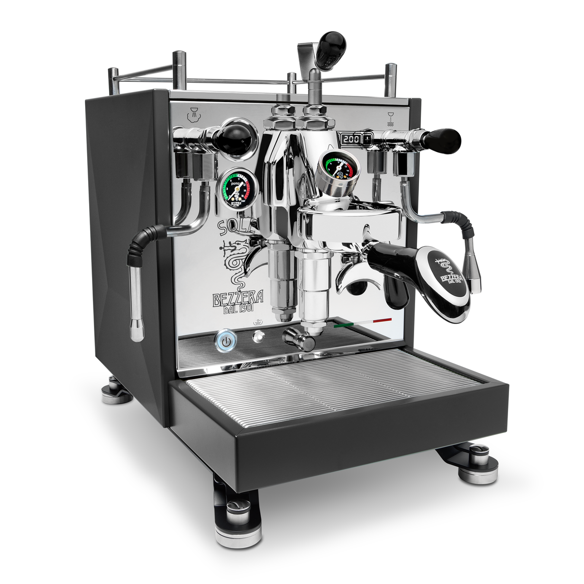 Bezzera Sole Espresso Machine – Matte Black / Stock / Flow Control