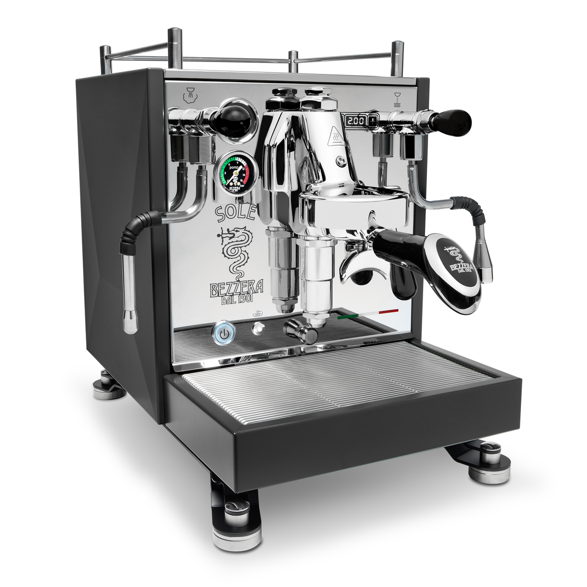 Bezzera Sole Espresso Machine – Matte Black / Stock / No Flow Control