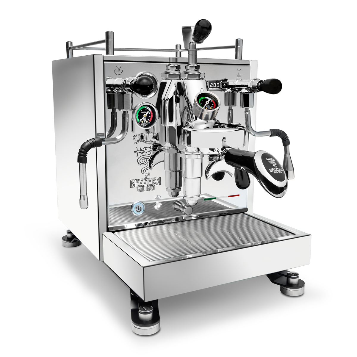Bezzera Sole Espresso Machine – Stainless Steel / Stock / Flow Control