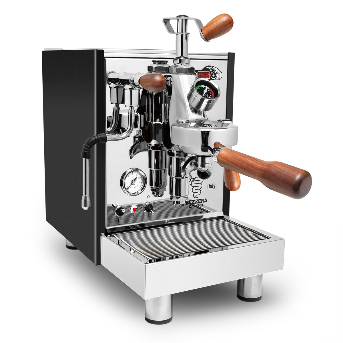 Bezzera Unica Espresso Machine – Black / Rosewood / Flow Control