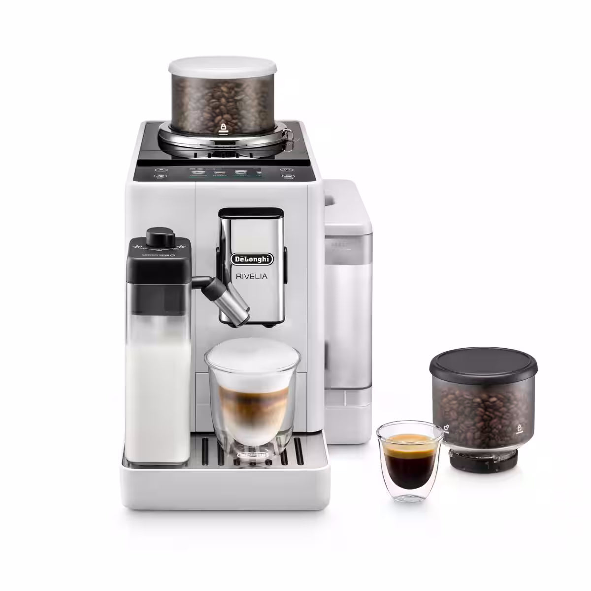 DeLonghi Rivelia Super-Automatic Espresso Machine – White