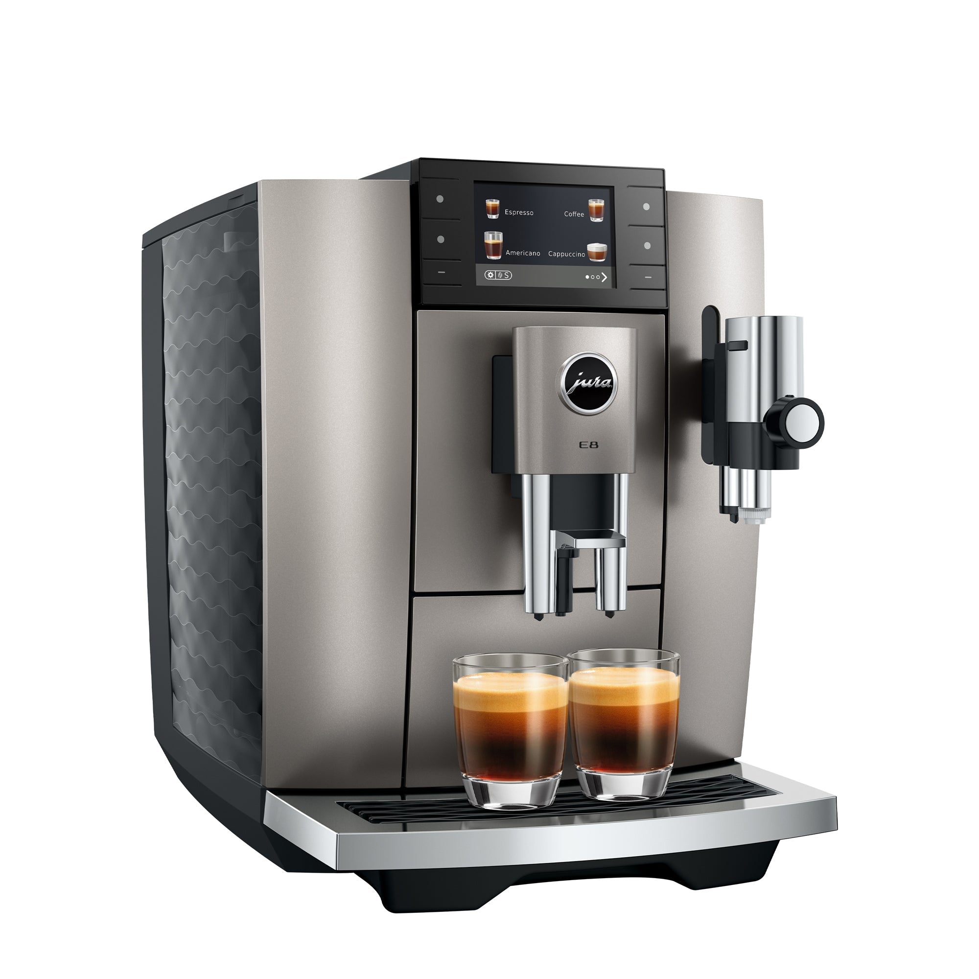 JURA E8 Espresso Machine – Midnight Silver