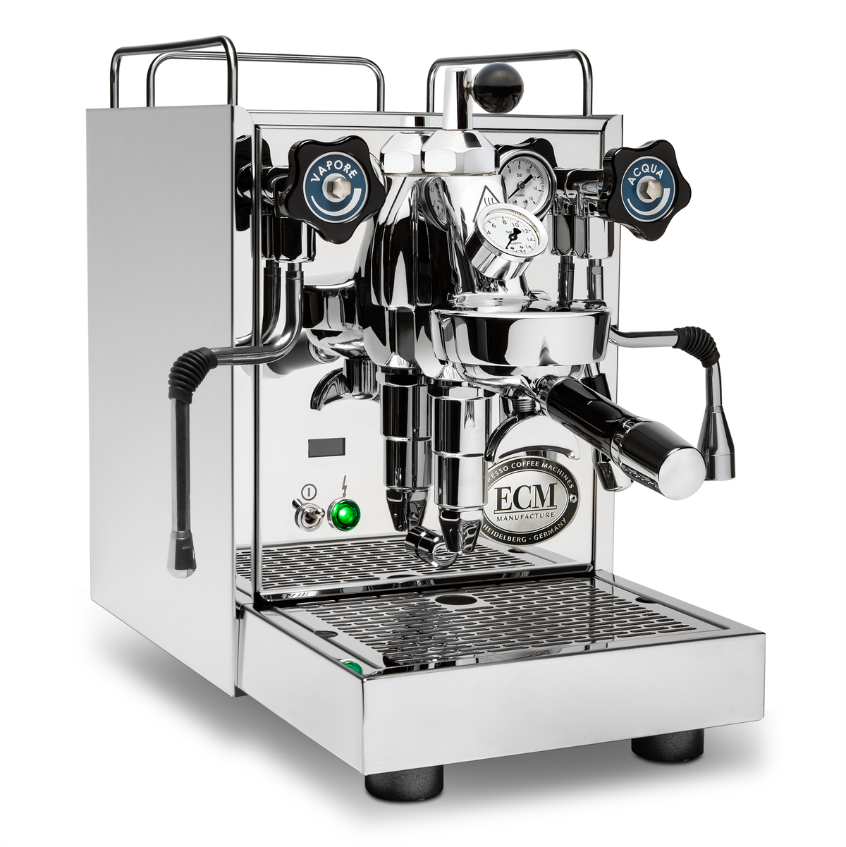 Refurbished ECM Mechanika Slim PID Espresso Machine – Stainless Steel / Flow Control