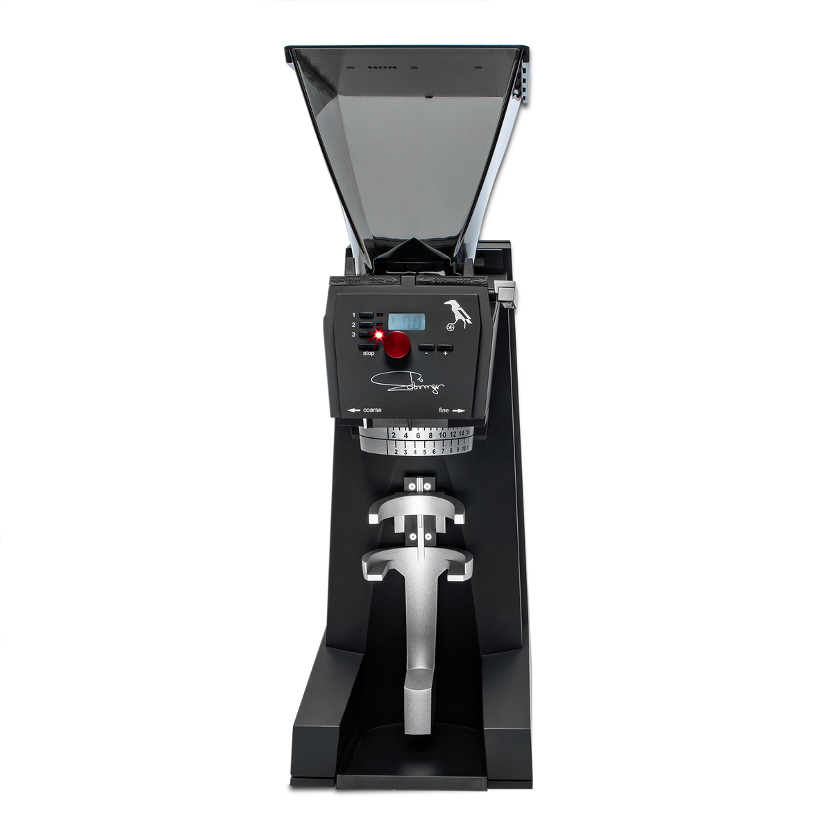 Etzinger etzMAX X Commercial Espresso Grinder – Black and Silver