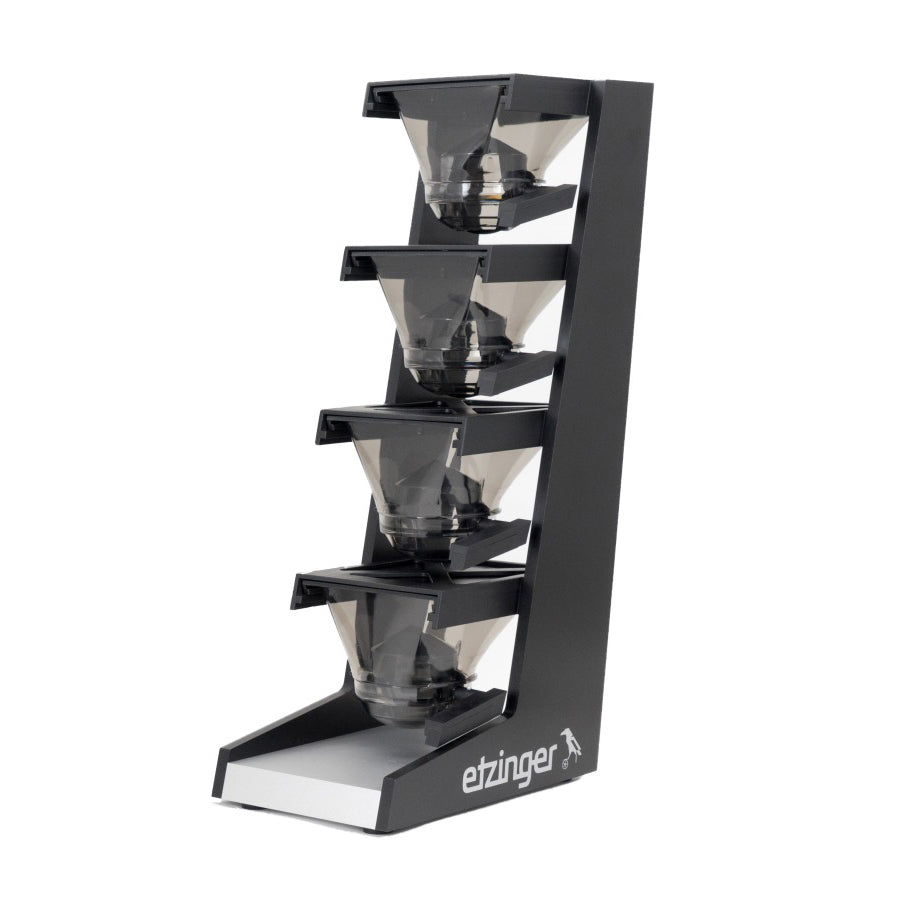 Etzinger etzFLEX Hopper Storage System – Black / 4 Hoppers