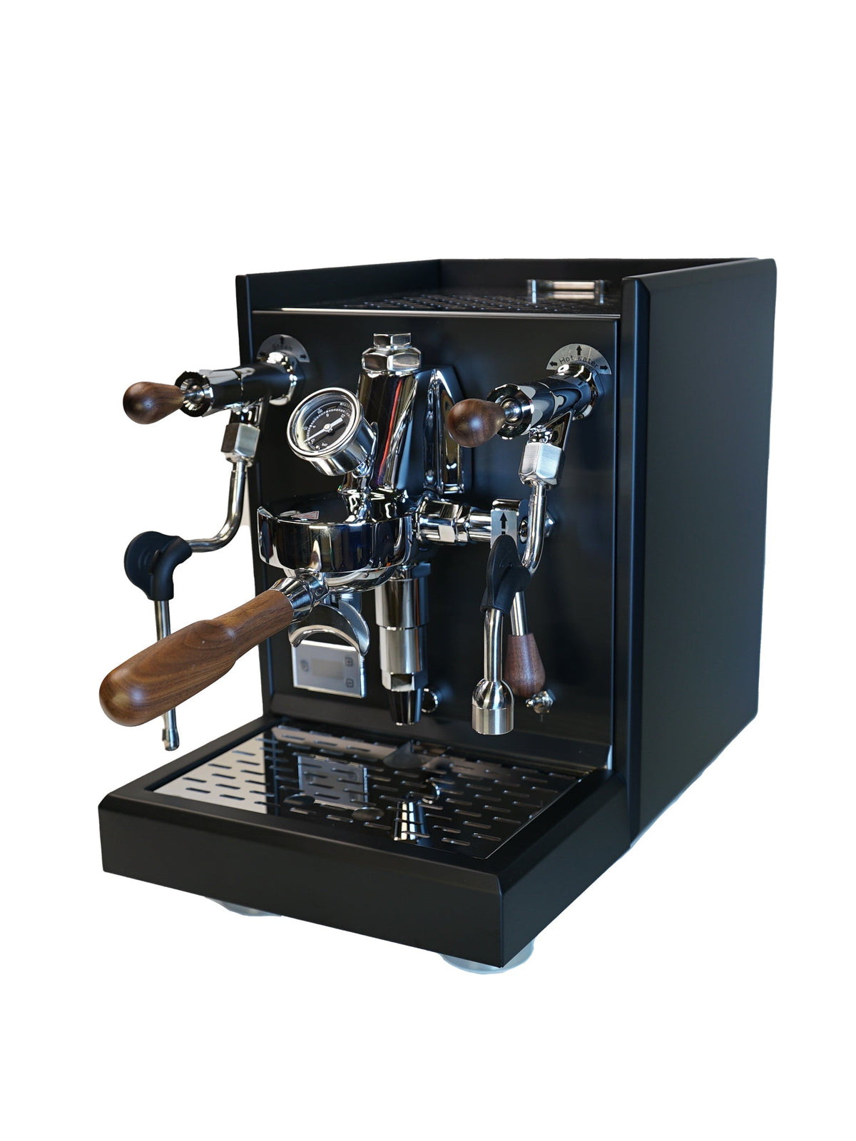 Turin™ Gallatin DB - Dual Boiler Espresso Machine with PID – Black with Polished Accents