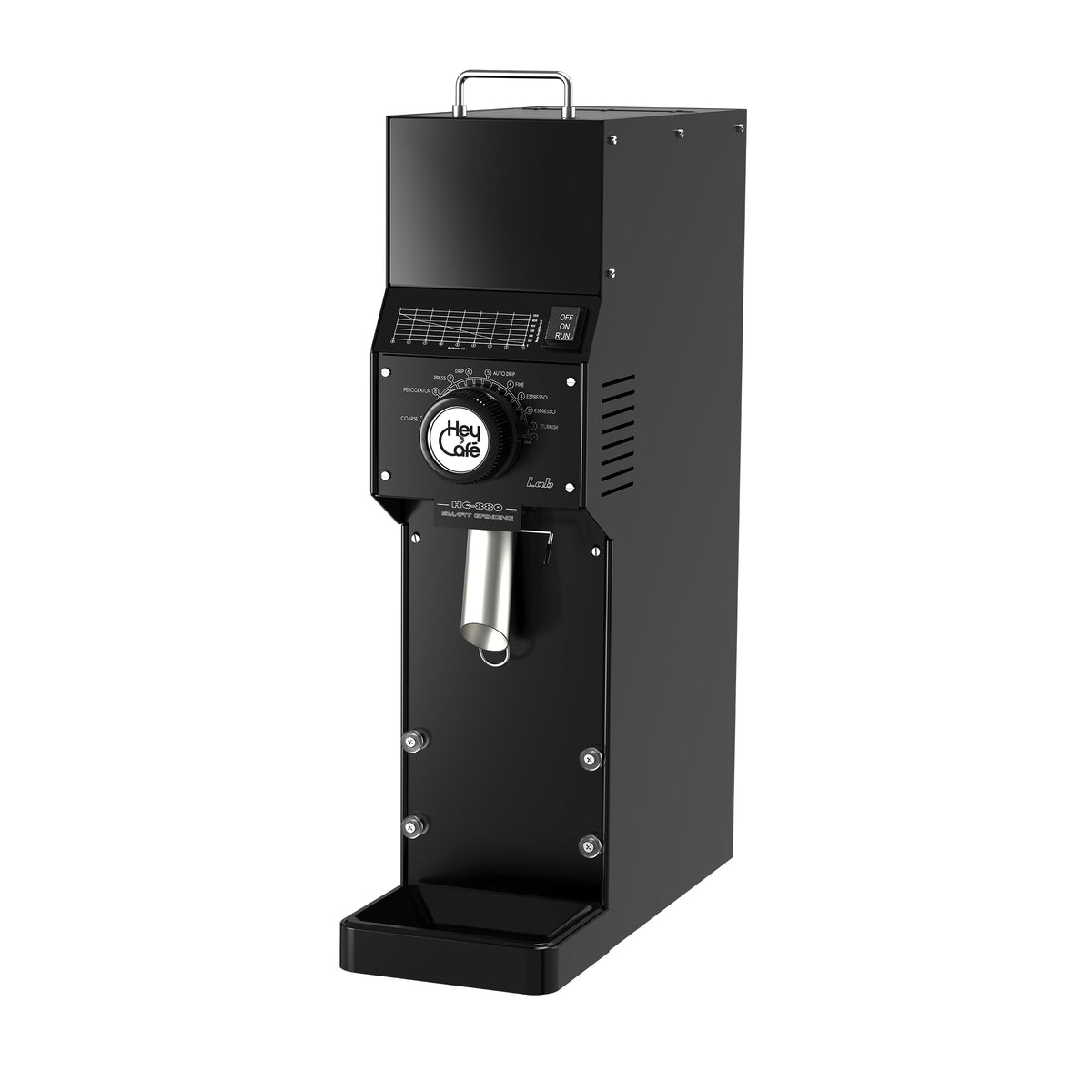HeyCafe HC-880 Lab Grinder – Black