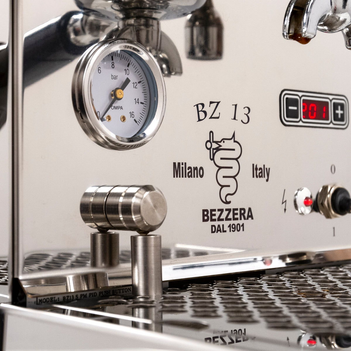 Refurbished Bezzera BZ13 PM - Old Style with Red PID – image 8 of 11