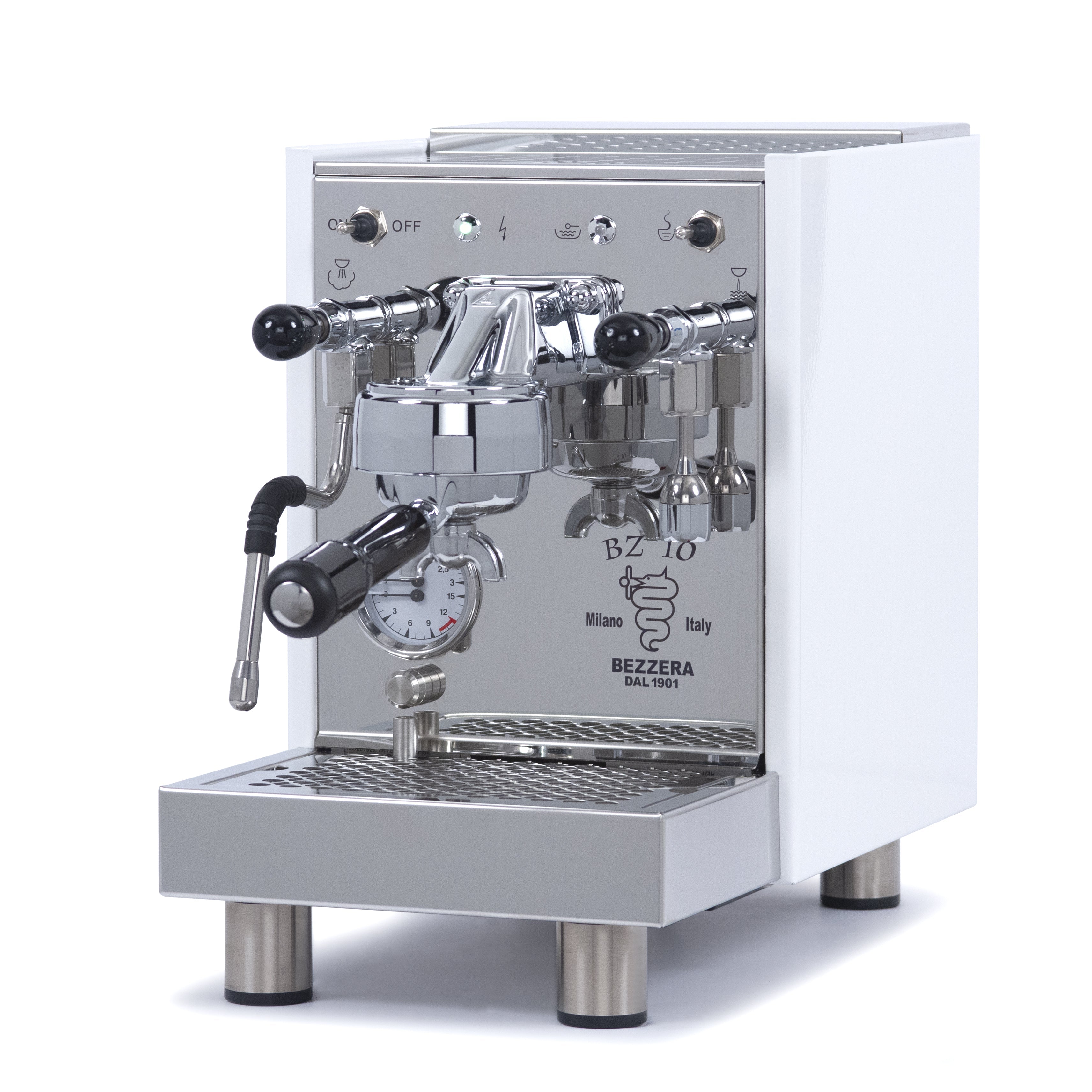 Bezzera BZ10 Espresso Machine – White / No Accents