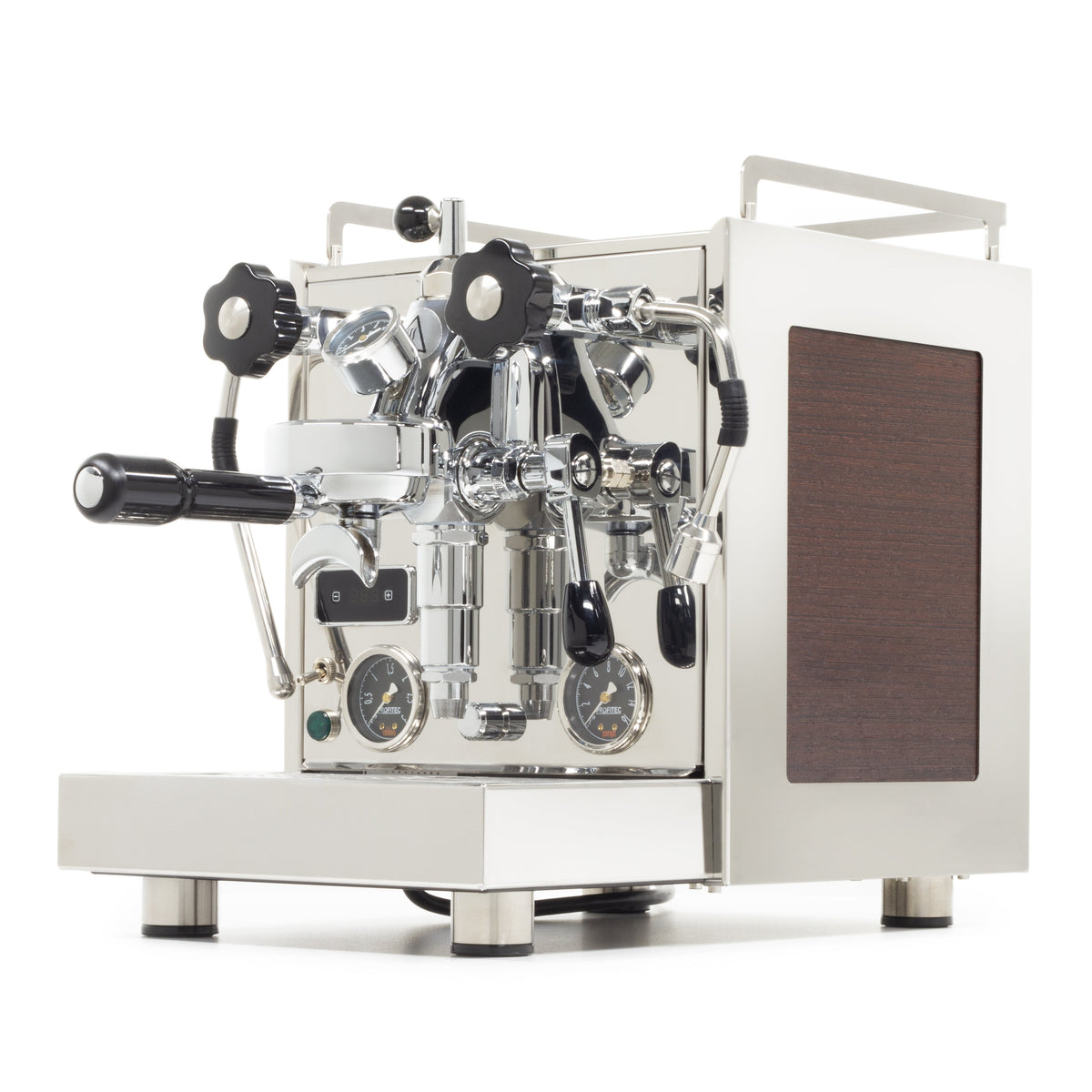 Profitec Pro 600 Espresso Machine – Wenge Quarter Cut / Flow Control