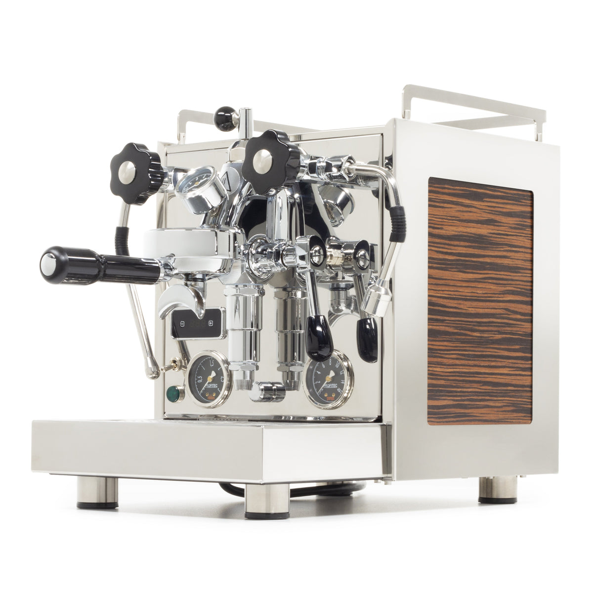 Profitec Pro 600 Espresso Machine – Walnut Quarter Cut / Flow Control