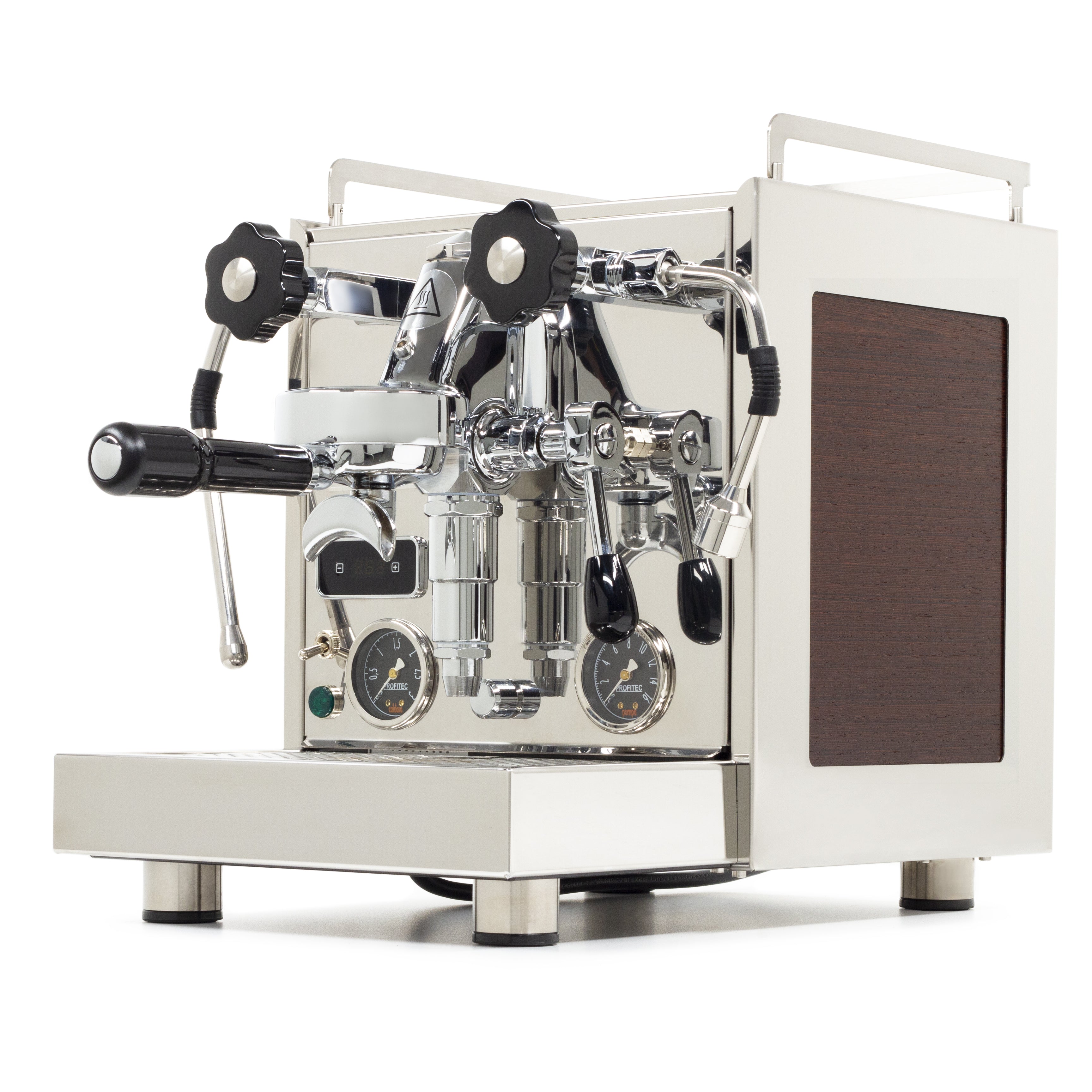 Profitec Pro 600 Espresso Machine – Wenge Quarter Cut / No Flow Control