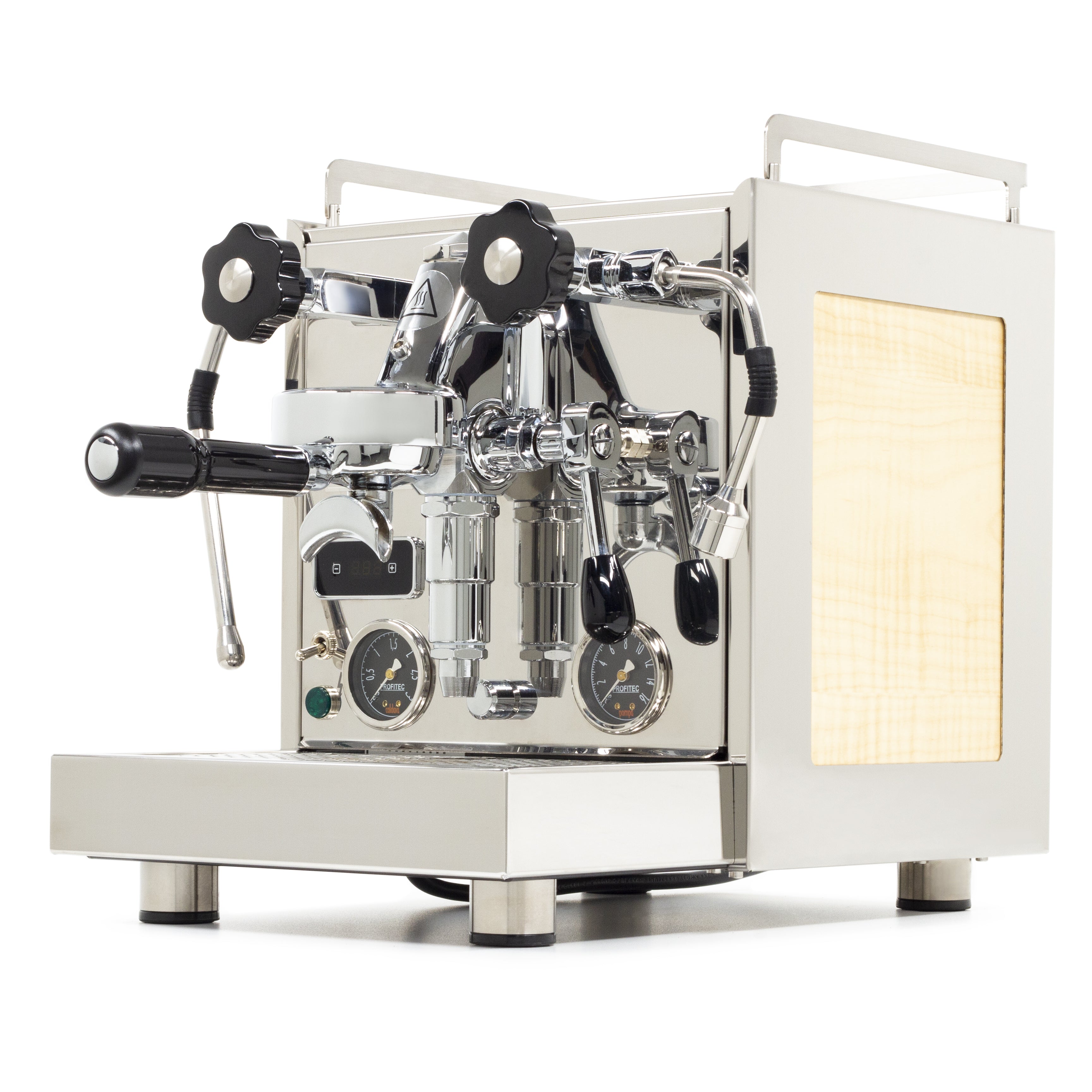 Profitec Pro 600 Espresso Machine – Maple Curly Figured / No Flow Control