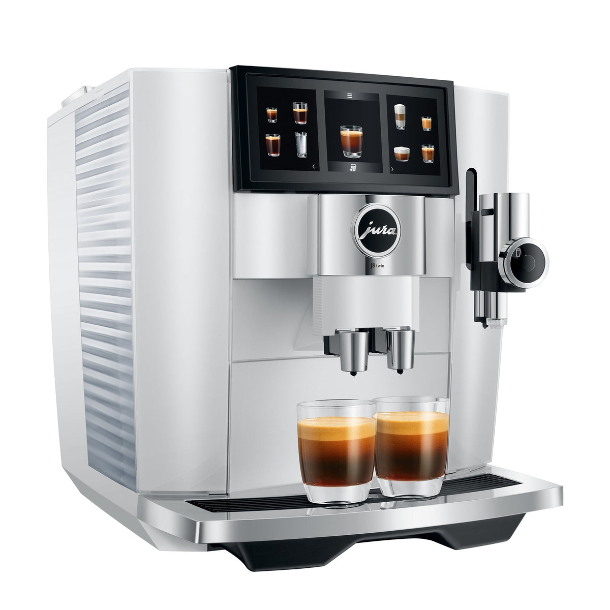 Refurbished JURA J8 Twin Espresso Machine – Diamond White
