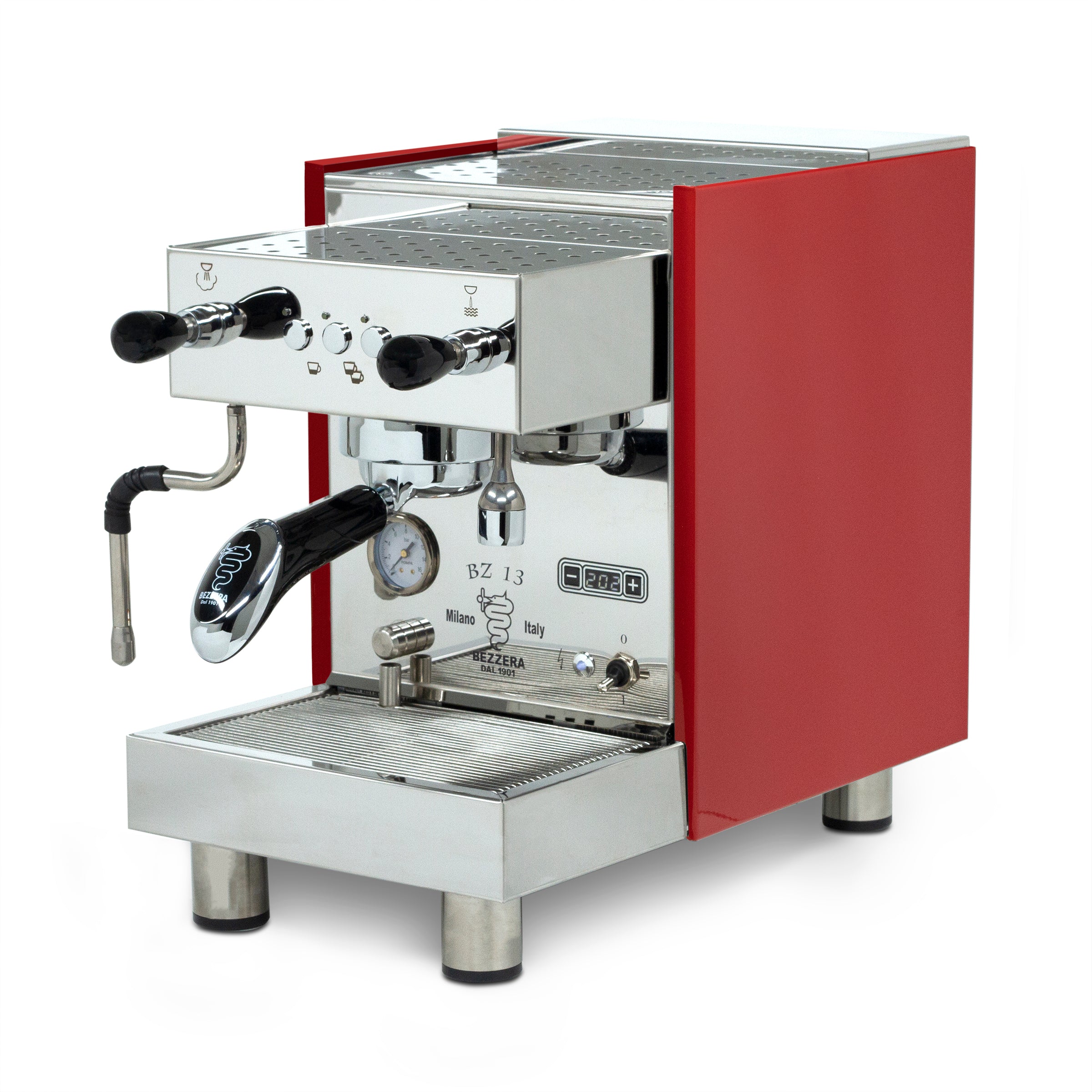 Bezzera BZ13 DE Espresso Machine - Special Edition – Red / No Accents