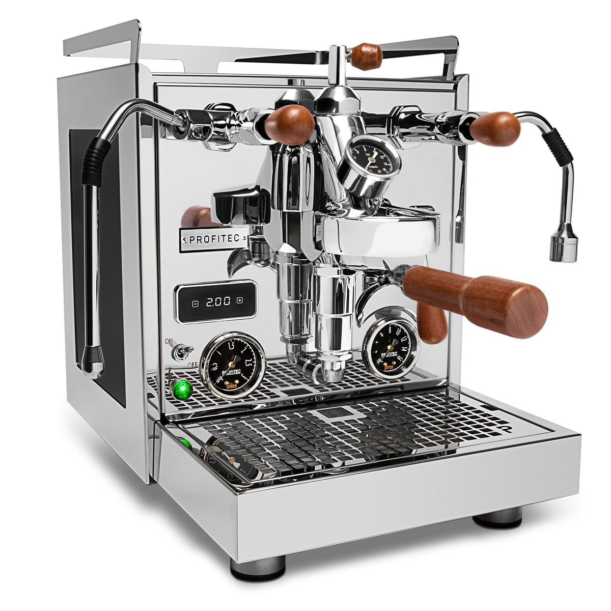 Profitec Pro 600 Dual Boiler Espresso Machine with Quick Steam Plus – Sapele / Flow Control