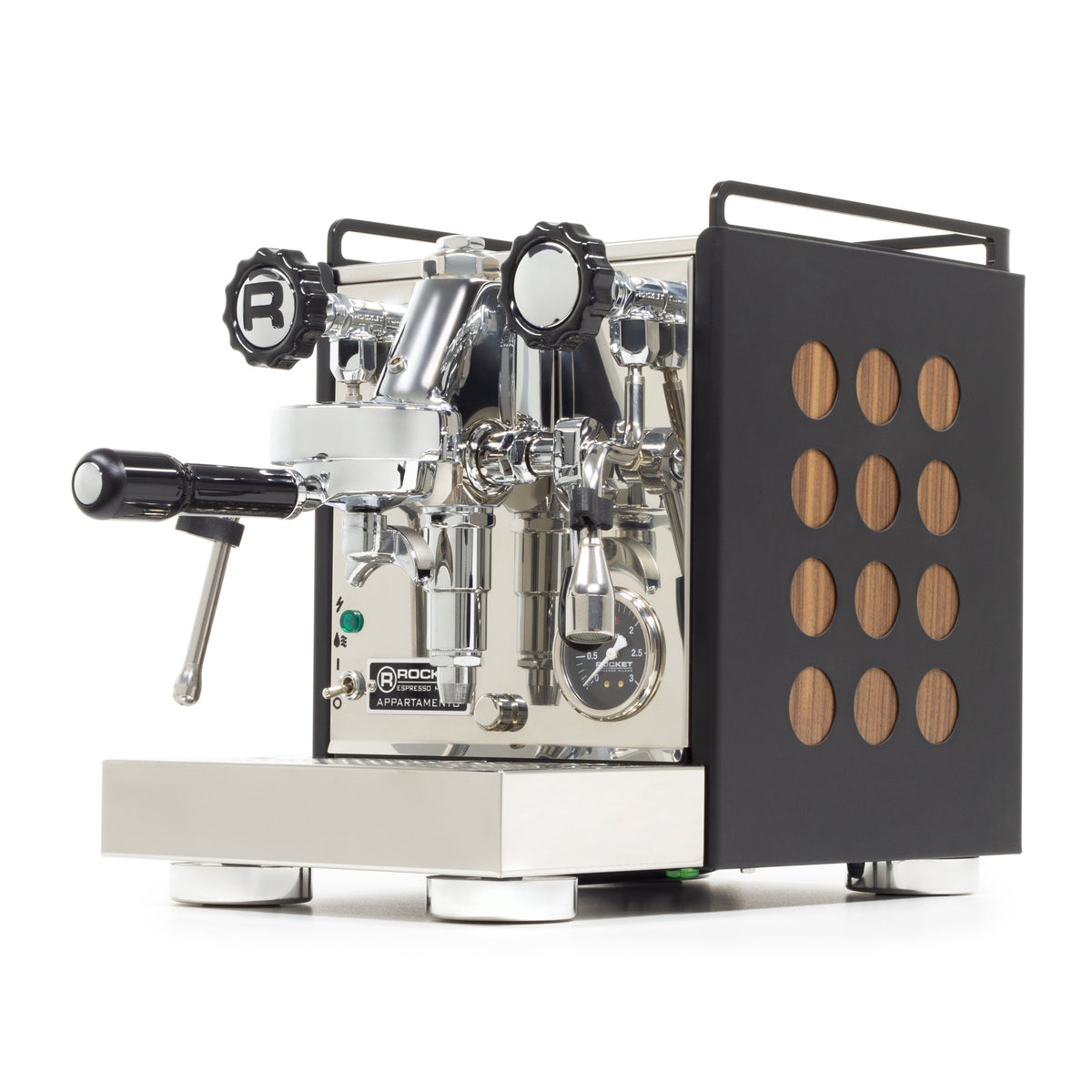 Rocket Espresso Appartamento Serie Nera Espresso Machine – Ebony Macassar