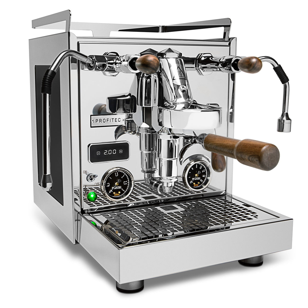 Profitec Pro 600 Dual Boiler Espresso Machine with Quick Steam Plus – Walnut / No Flow Control