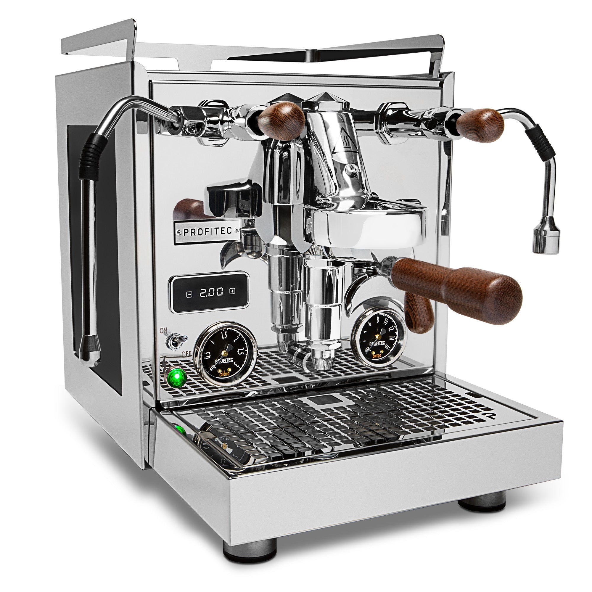 Profitec Pro 600 Dual Boiler Espresso Machine with Quick Steam Plus – Wenge / No Flow Control