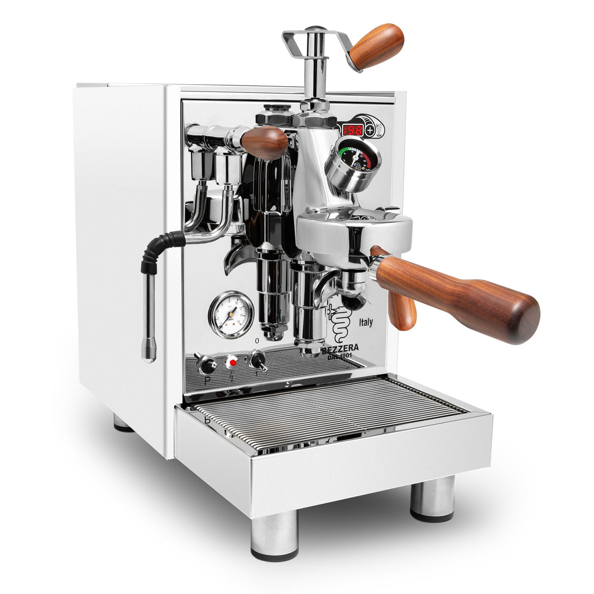 Bezzera Unica Espresso Machine – White / Rosewood / Flow Control