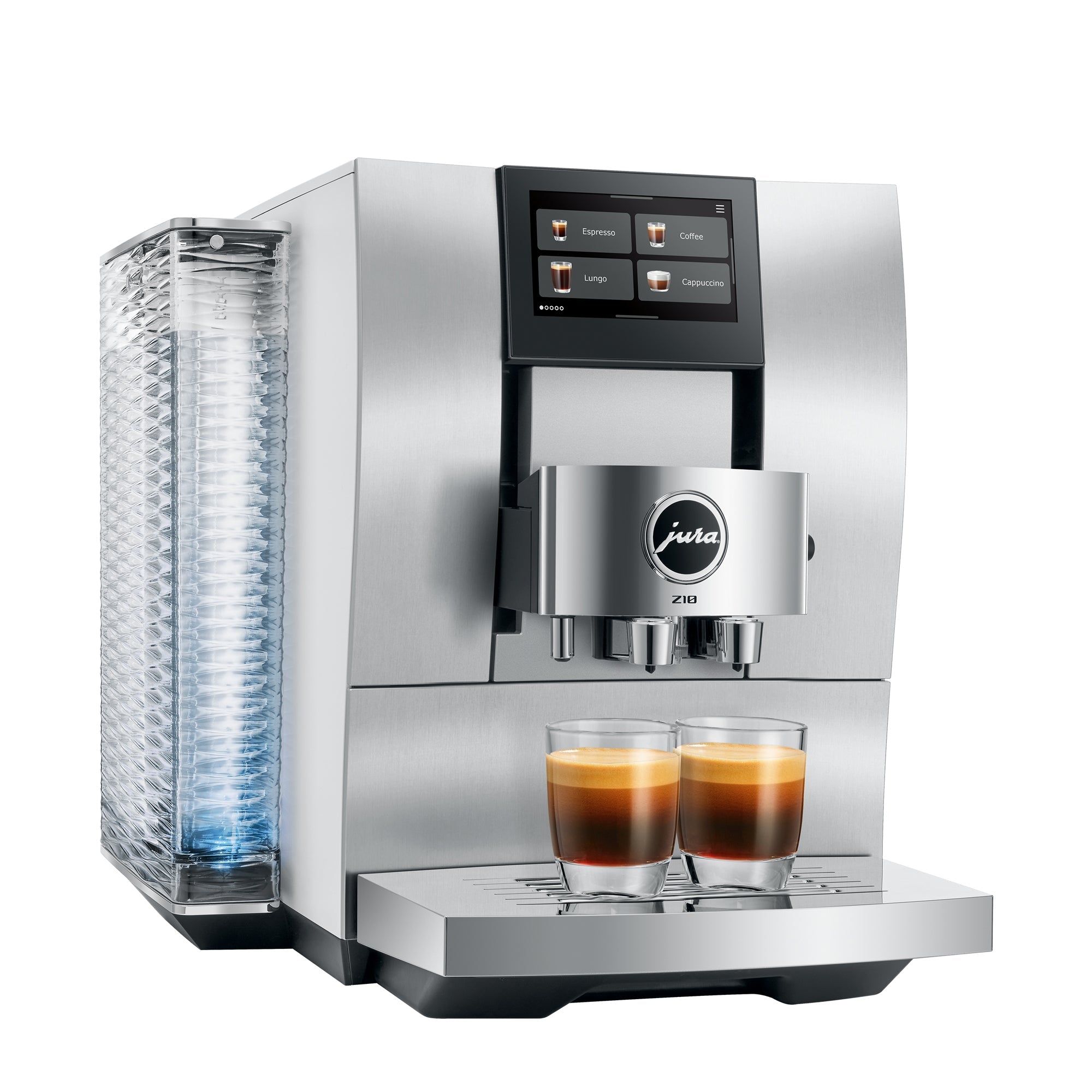 JURA Z10 Super-Automatic Espresso Machine – Aluminum White