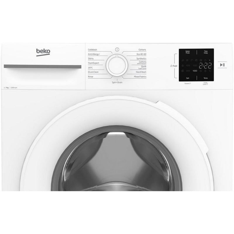 Beko BM1WU3721W 7kg 1200 Spin Washing Machine White – image 8 of 9