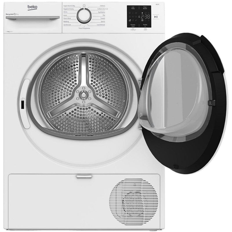 Beko BMN3T3823W 8kg Heat Pump Tumble Dryer White - A++ Rated – image 3 of 7