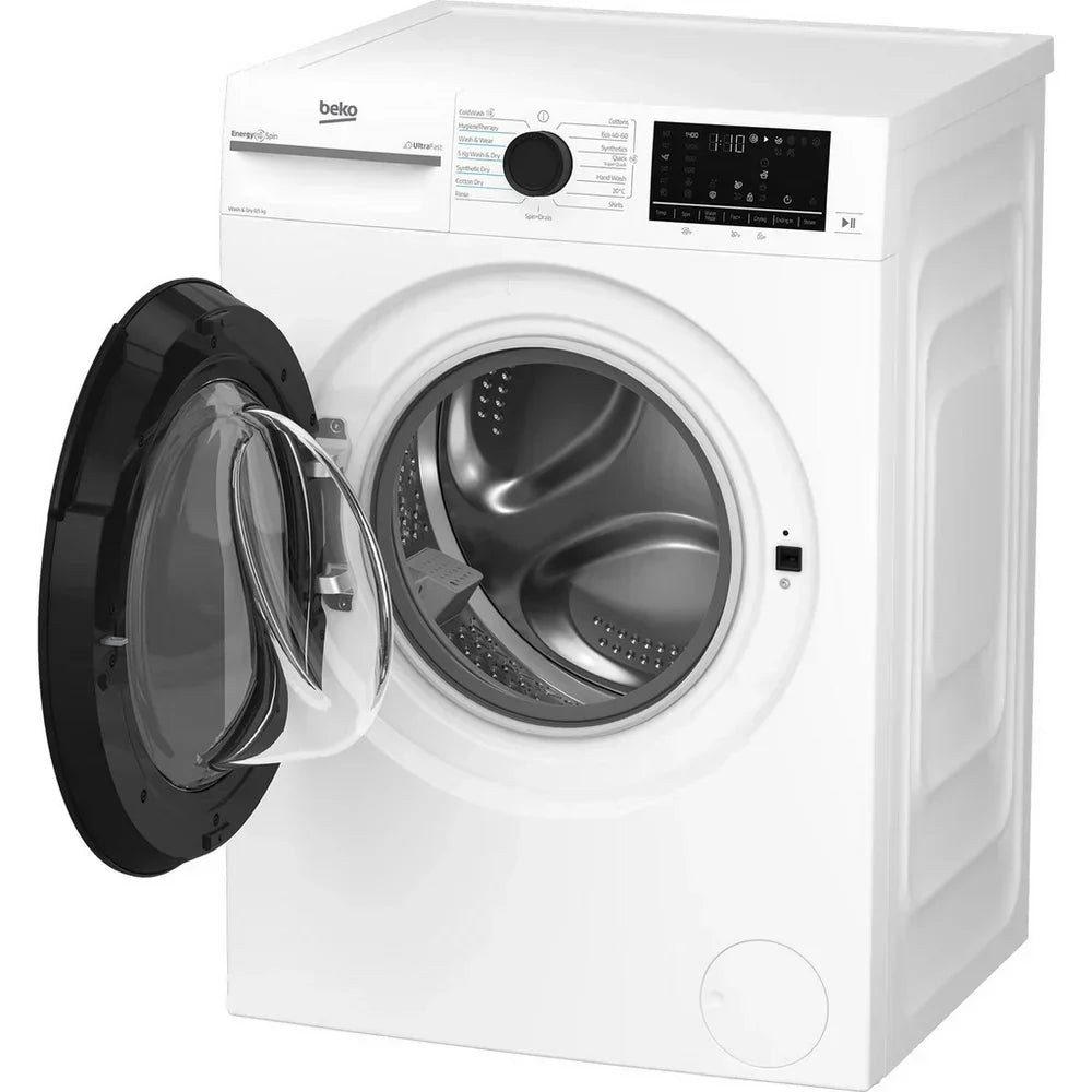 Beko BMND8545UW 8+5kg 1400 Spin Freestanding Front Load Washer Dryer White – image 3 of 11