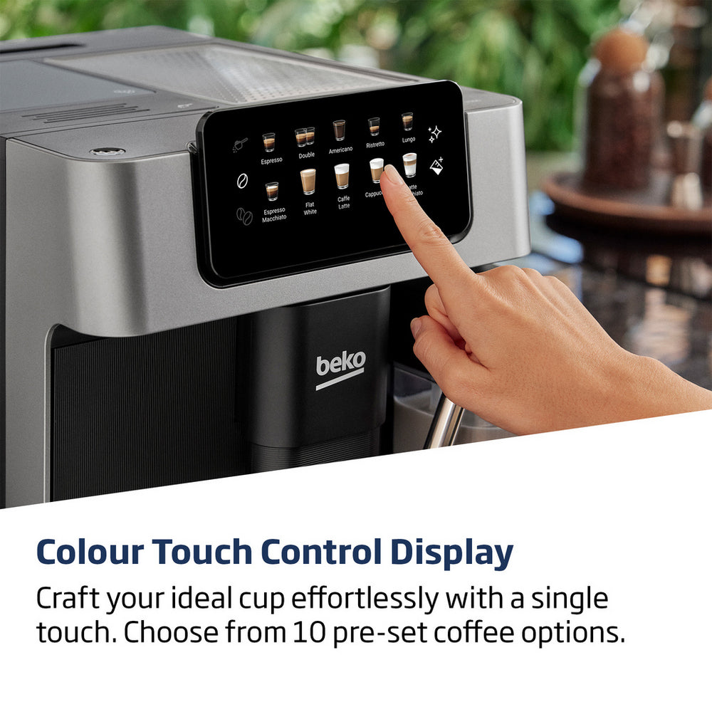 Beko CEG7304X CaffeExperto Fully Automatic 2L Bean To Cup Coffee Machine with Integrated Milk Jug Silver – image 4 of 11
