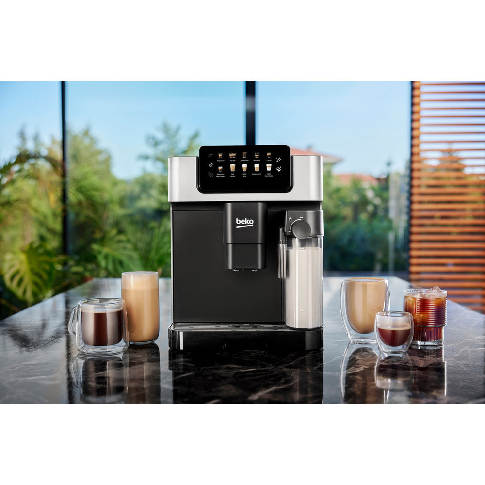 Beko CEG7304X CaffeExperto Fully Automatic 2L Bean To Cup Coffee Machine with Integrated Milk Jug Silver – image 8 of 11