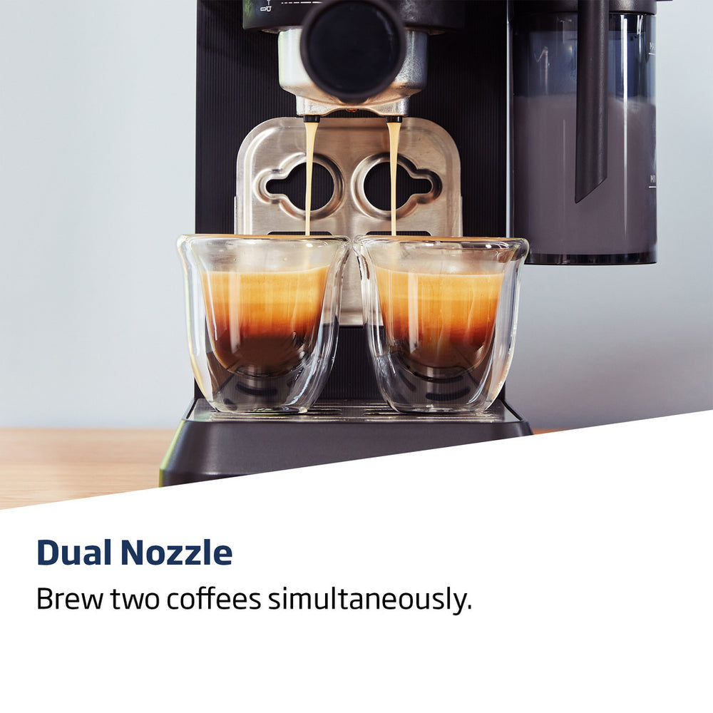 Beko CEP5304X CaffeExperto Semi Automatic Espresso Coffee Machine with Integrated Milk Jug Silver – image 7 of 11